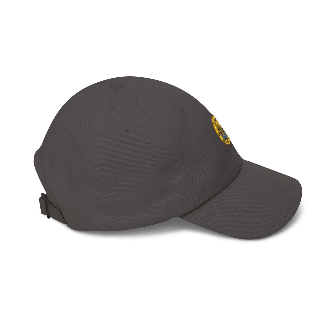 Acadia National Park Pine Trees Round Logo Dad Cap