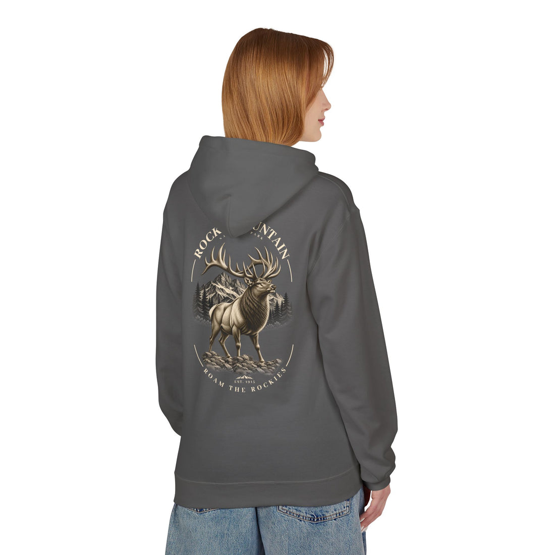 Rocky Mountain National Park Elk Graphic Hoodie