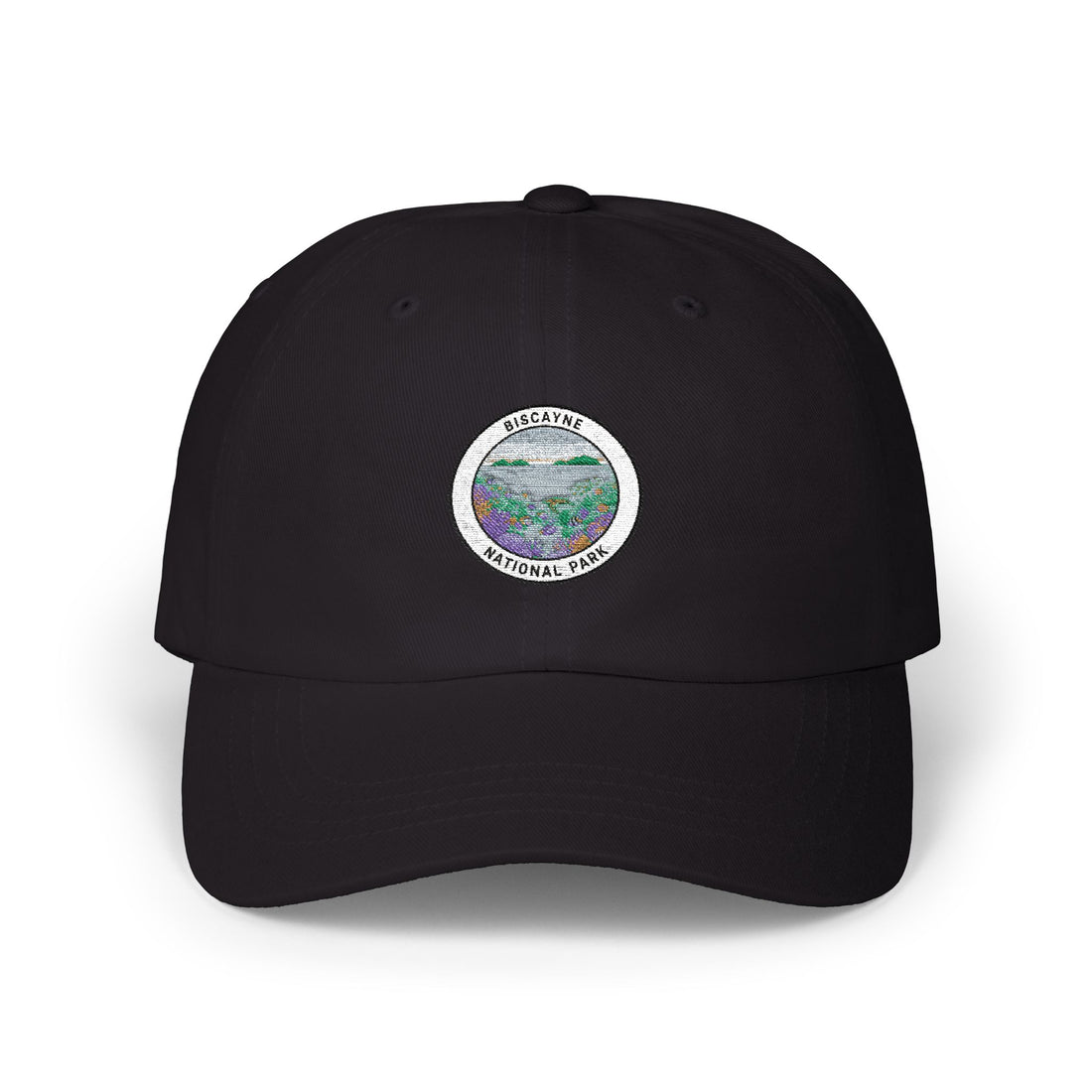 Wildflower Field Patch Classic Dad Cap | Nature Logo Embroidered Hat