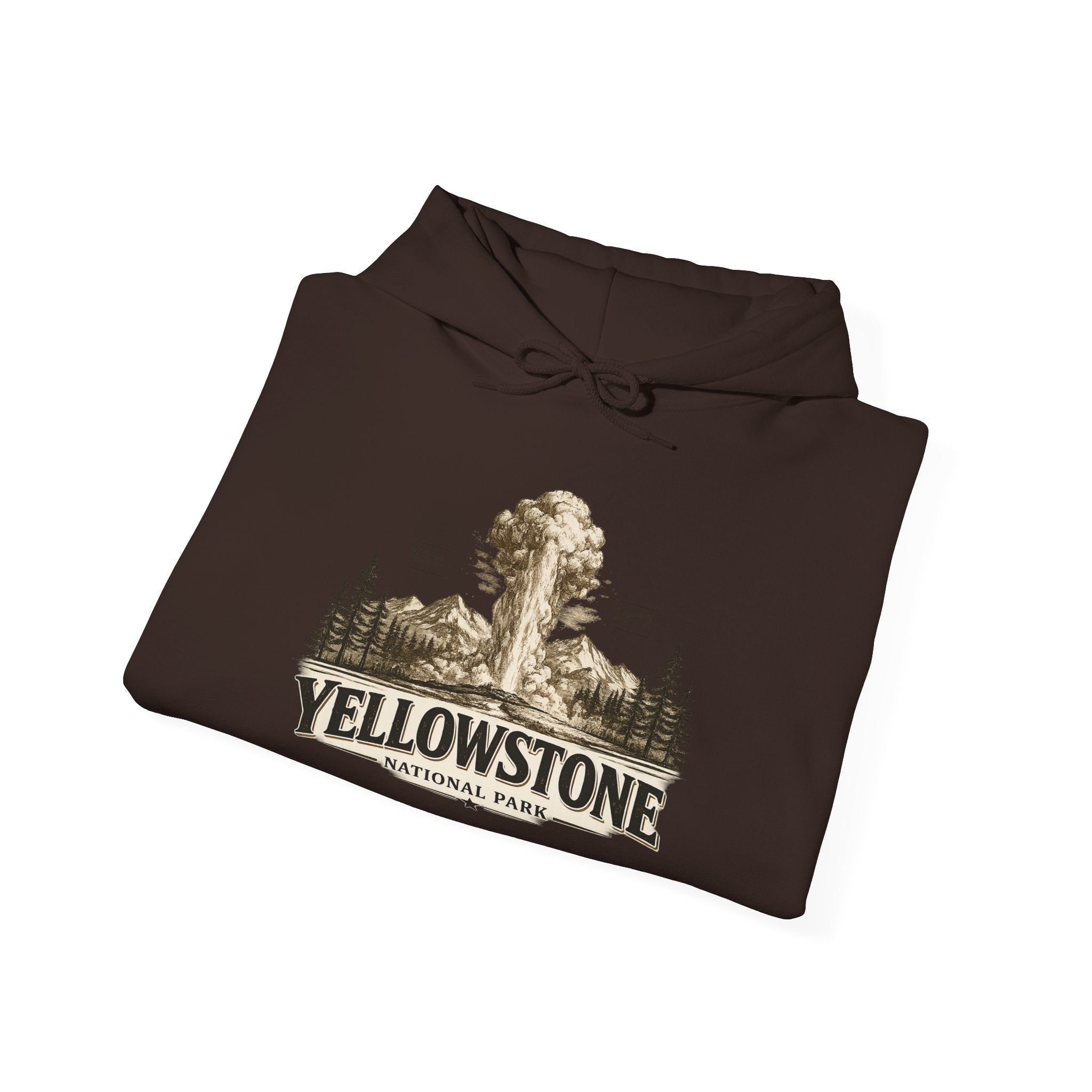 Yellowstone Old Faithful Hoodie – Where the Wild Still Roams