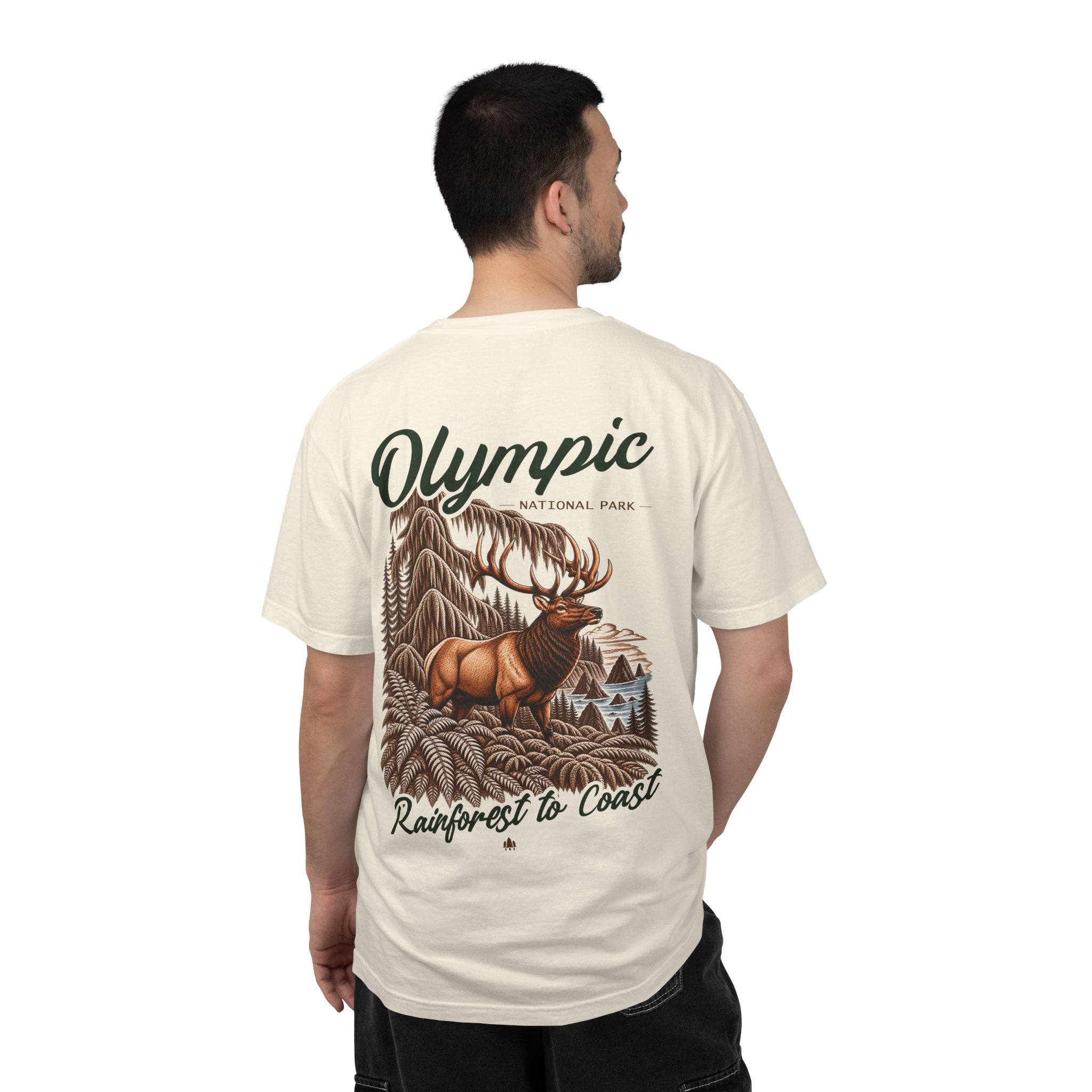 Olympic National Park Roosevelt Elk Graphic T-Shirt
