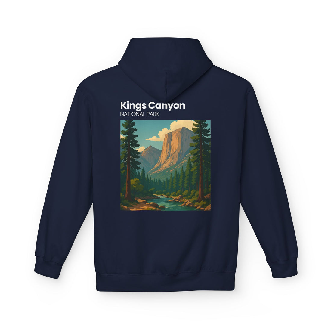 Kings Canyon National Park Hoodie | Vintage Landscape Graphic