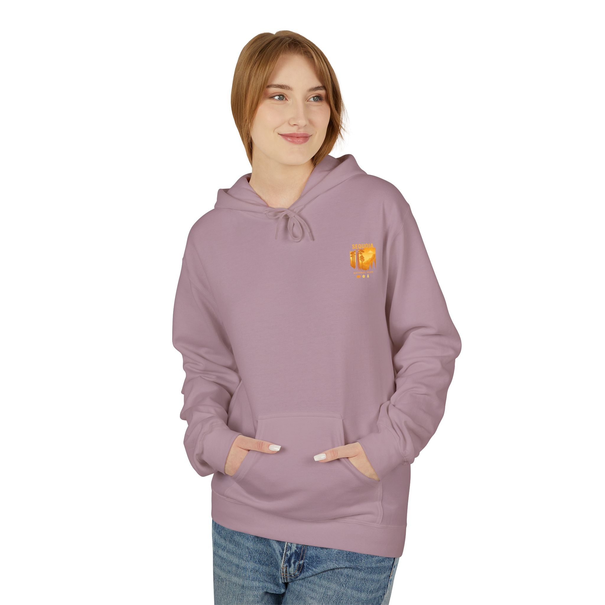 Sequoia National Park Vintage Poster Hoodie | Forest Landscape Sweatshirt