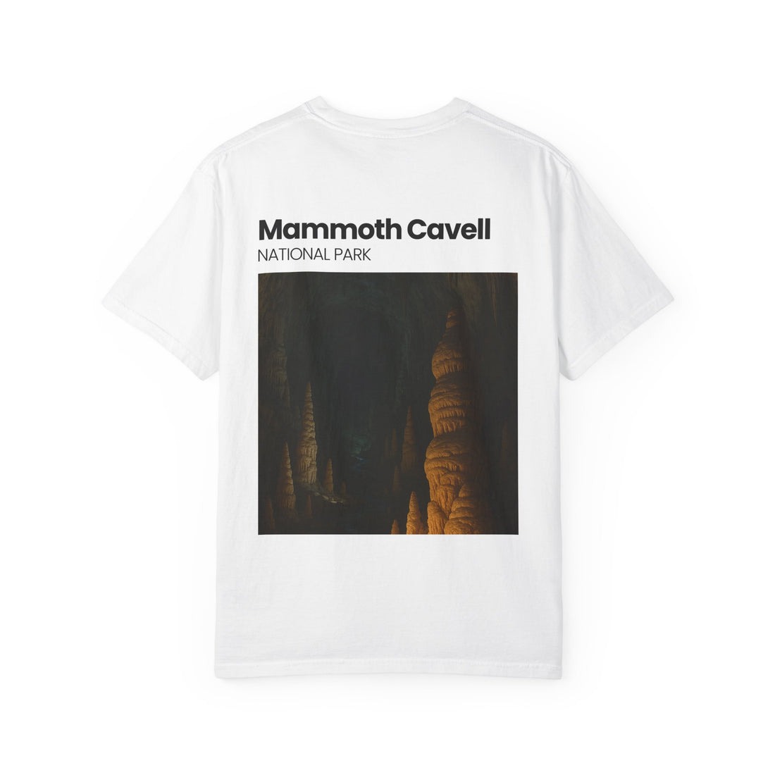 Mammoth Cavell National Park T-shirt | Cave Stalactite Photo Tee