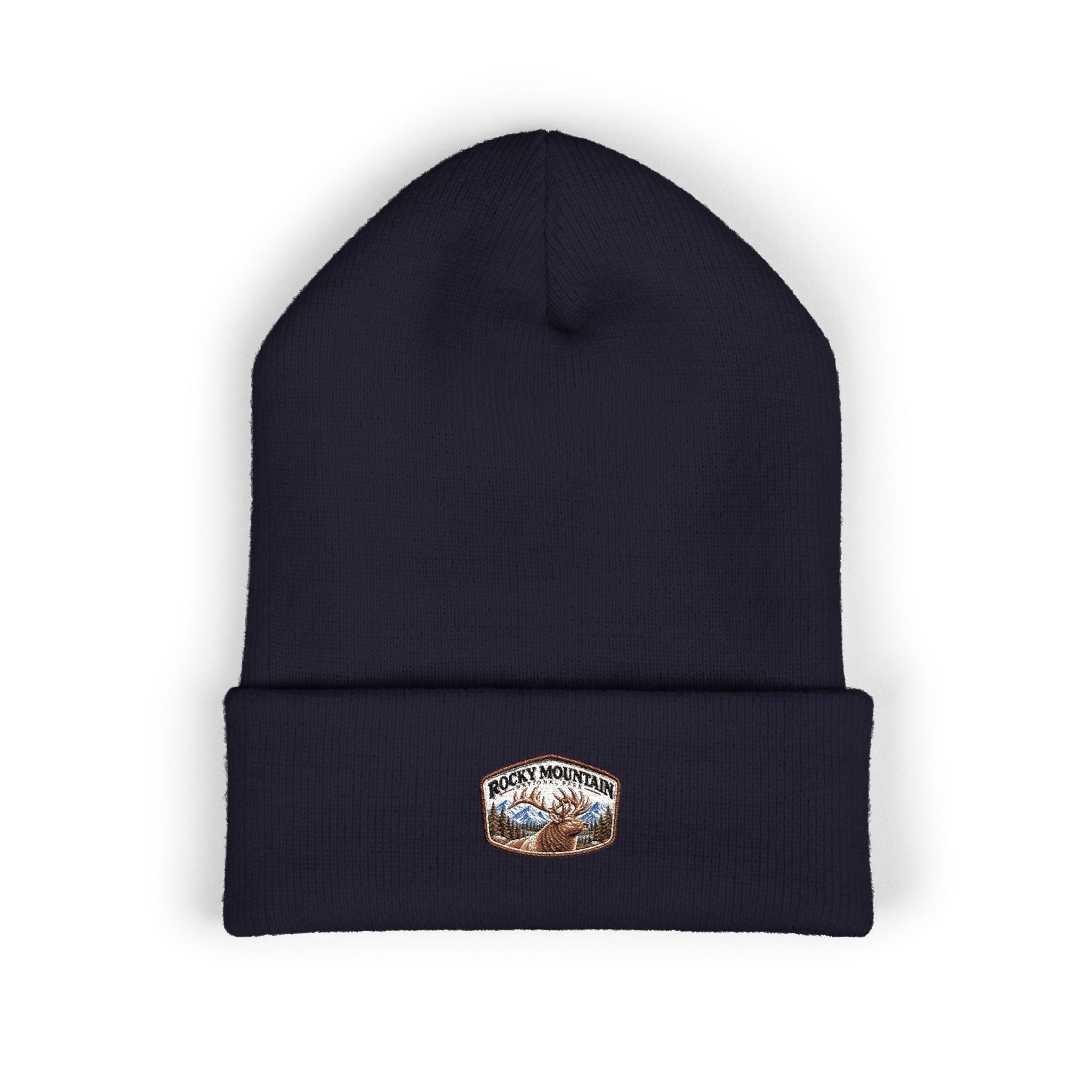 Rocky Mountain National Park Elk Beanie Peak Arch Patch Logo