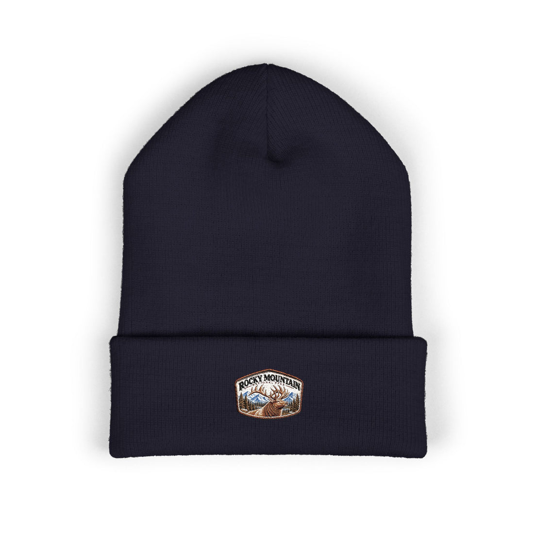 Rocky Mountain National Park Elk Beanie Peak Arch Patch Logo