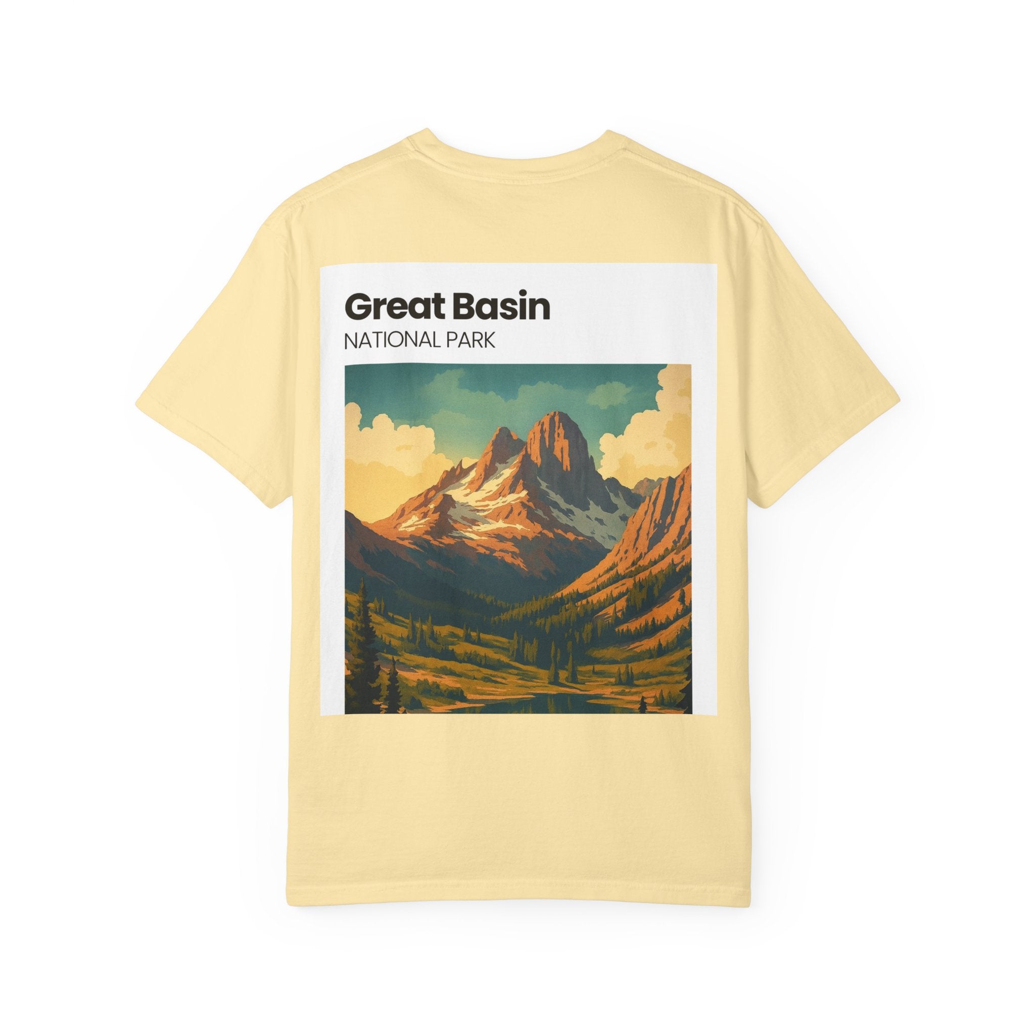Great Basin National Park Landscape T-Shirt | Mountain Vintage Poster Tee