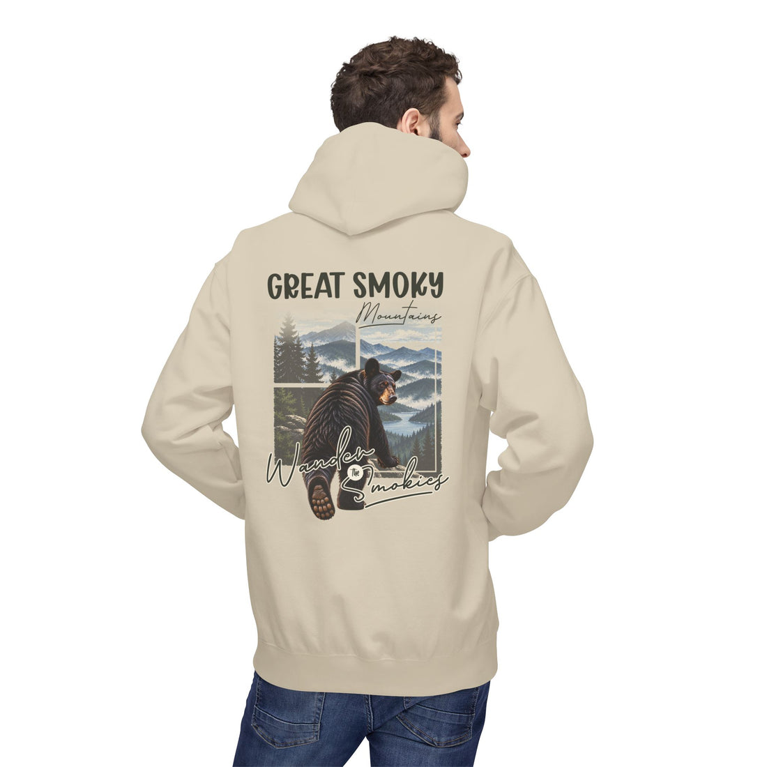 Great Smoky Mountains Black Bear Graphic  hoodie