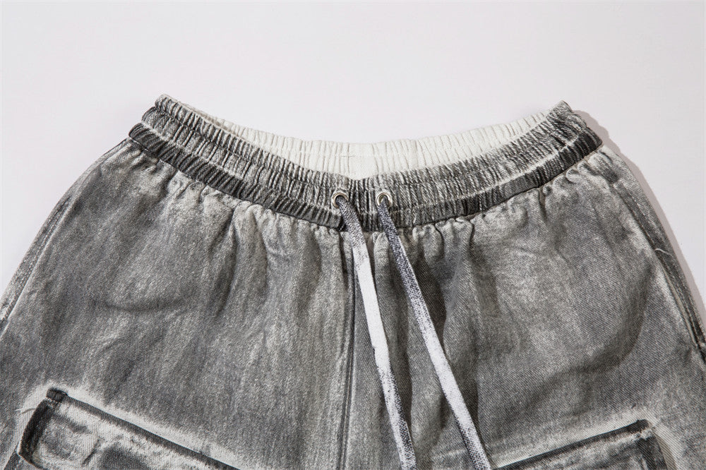 Old And Dirty Workwear Shorts For Men