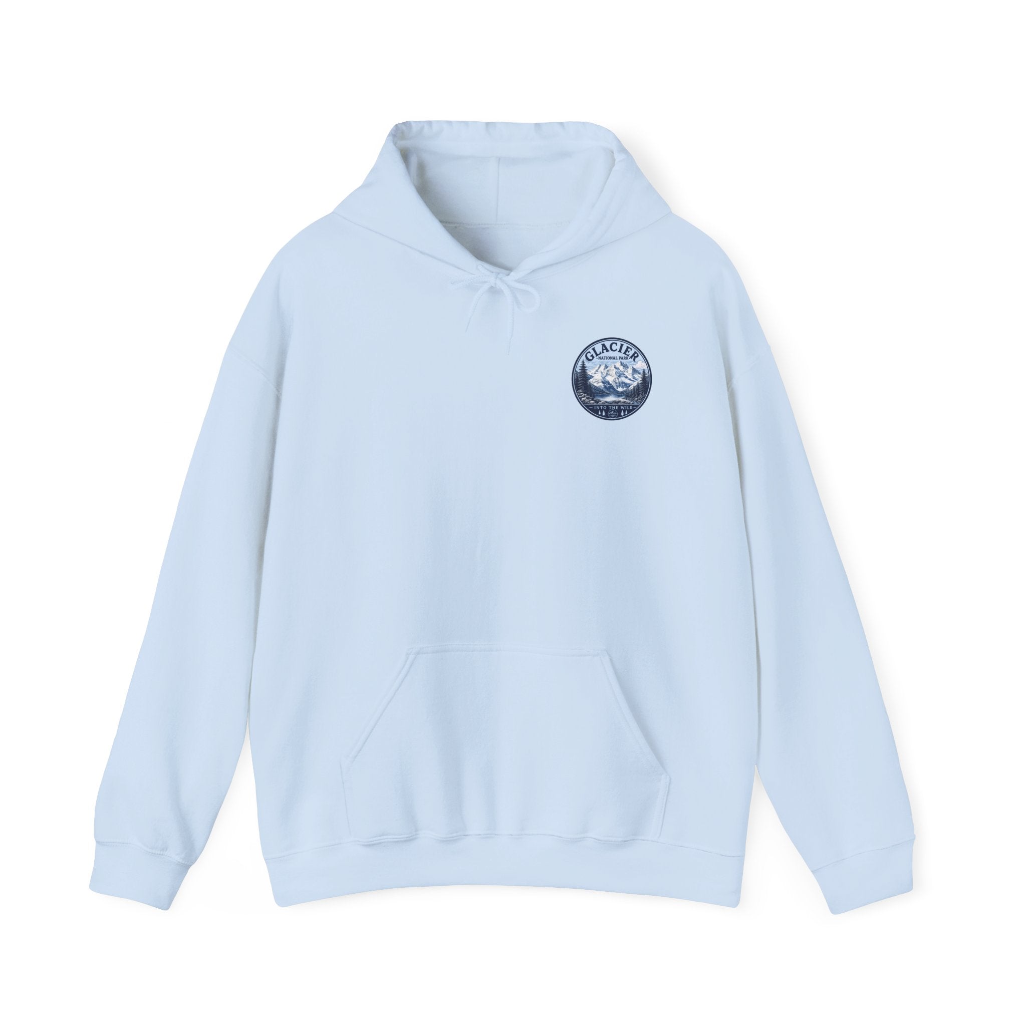 Glacier National Park Snowy Peaks Hoodie1