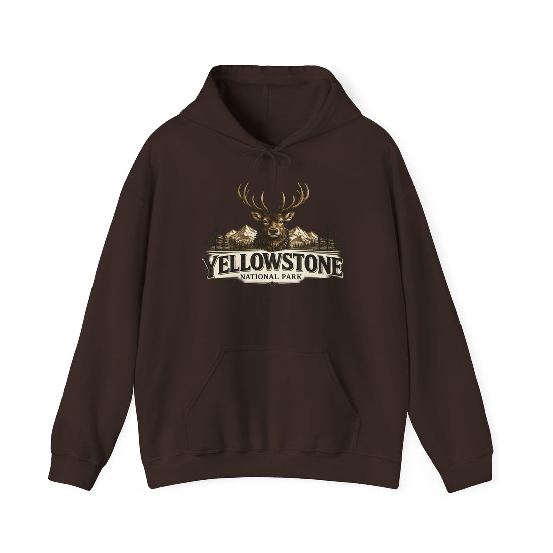 Yellowstone Elk Hoodie – Where the Wild Still Roams