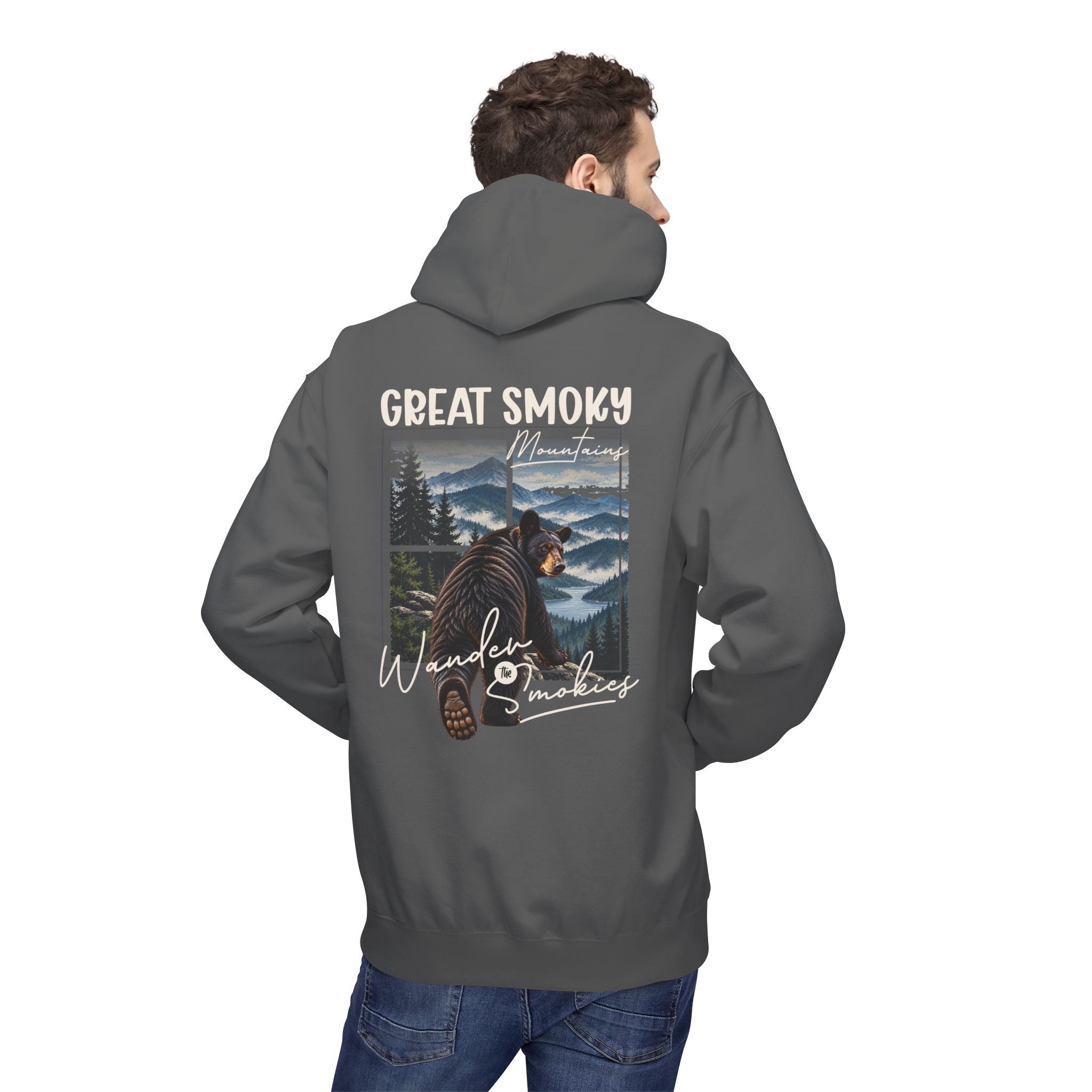 Great Smoky Mountains Black Bear Graphic  hoodie