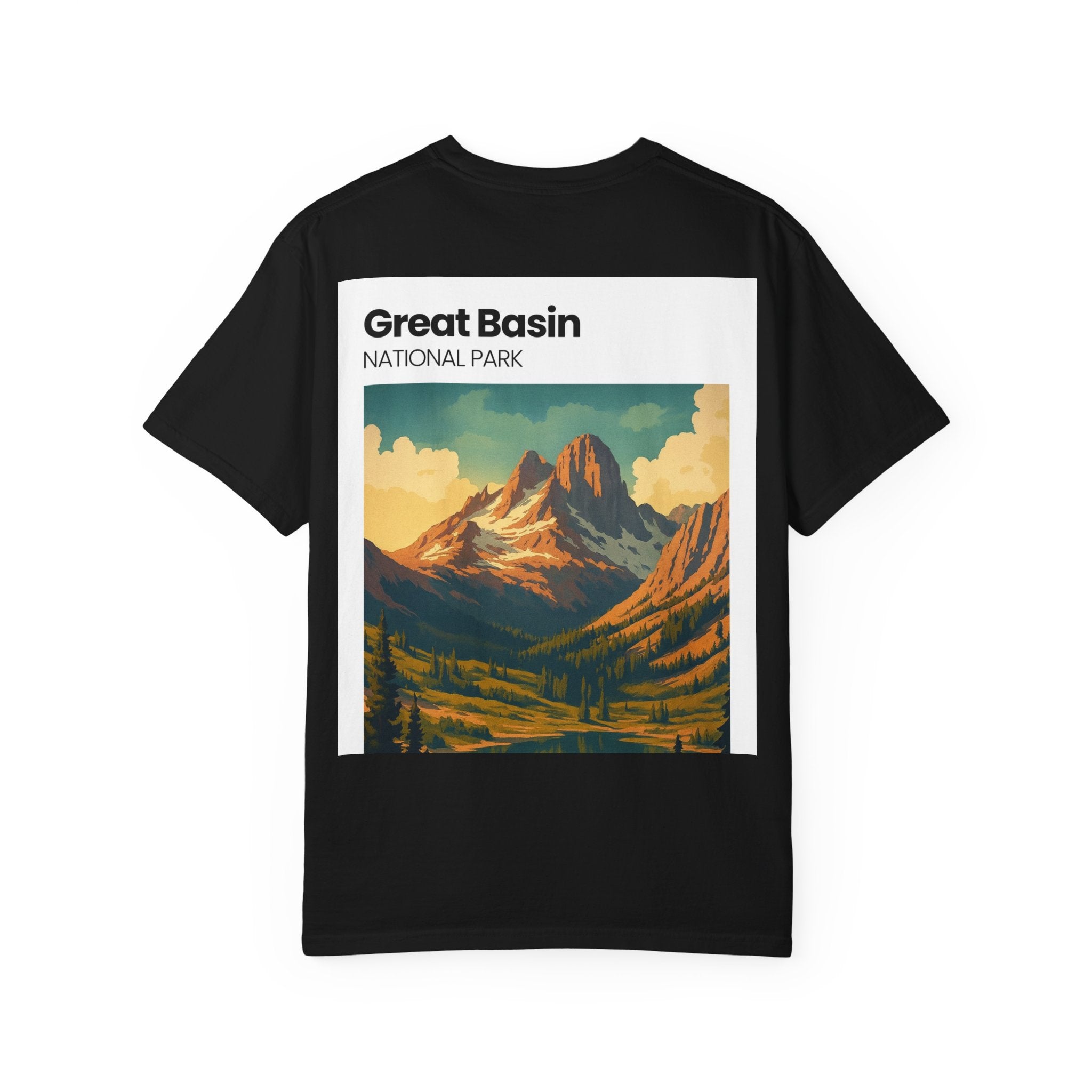 Great Basin National Park Landscape T-Shirt | Mountain Vintage Poster Tee