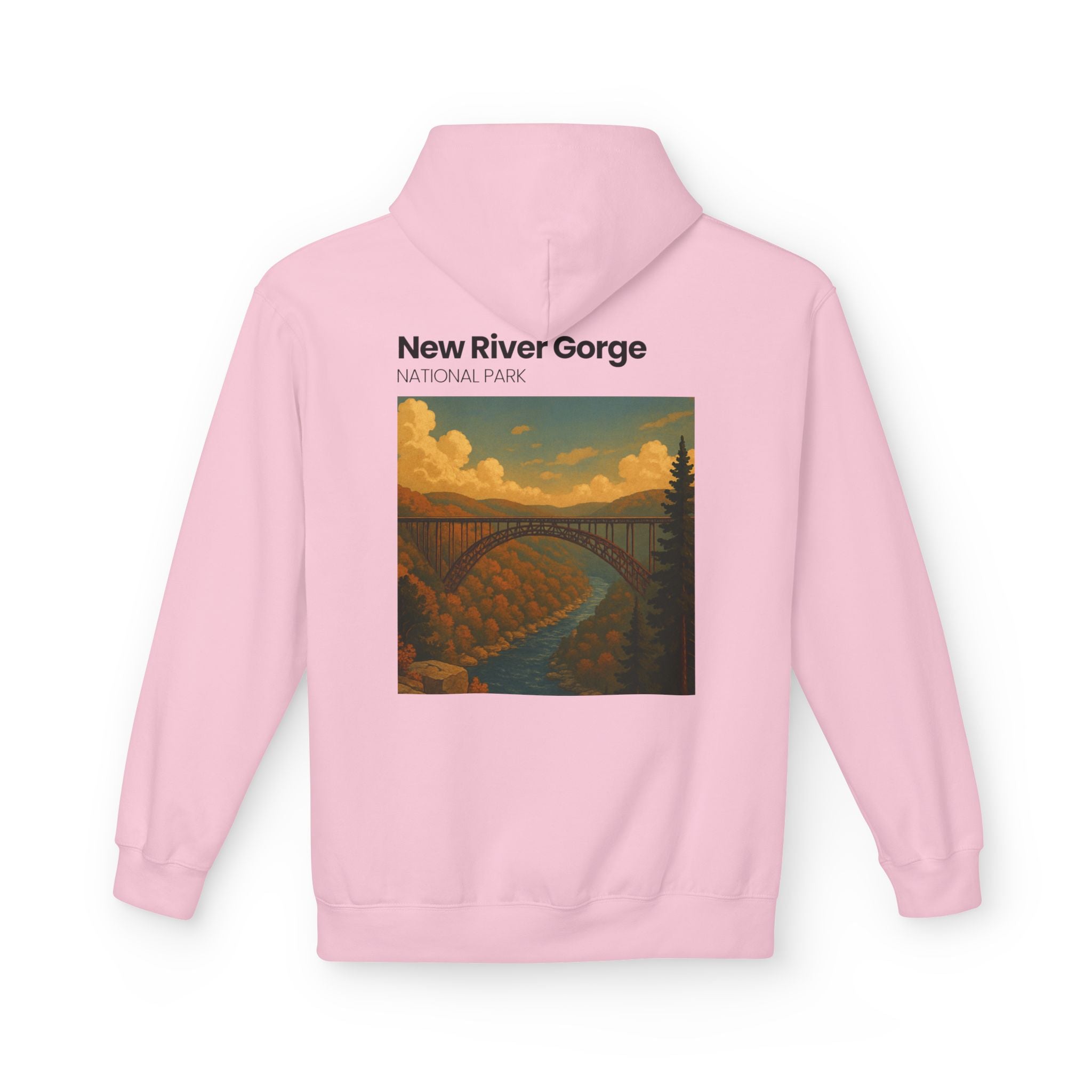 New River Gorge National Park hoodie | Scenic Bridge Landscape Pullover
