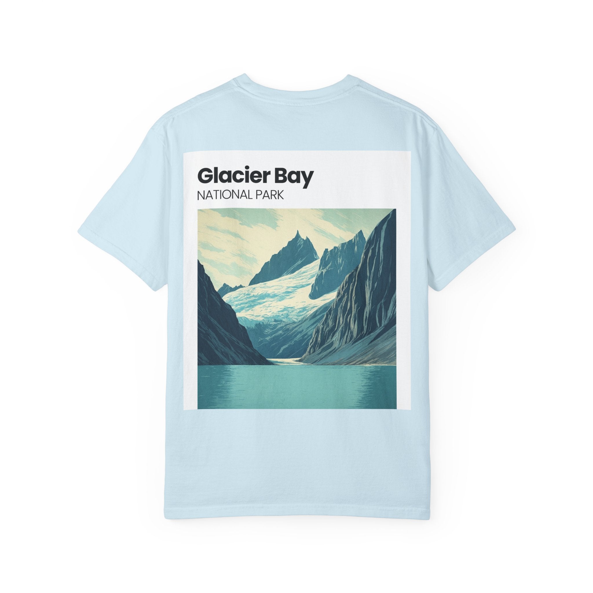 Glacier Bay National Park landscape T-shirt | Vintage mountain lake tee
