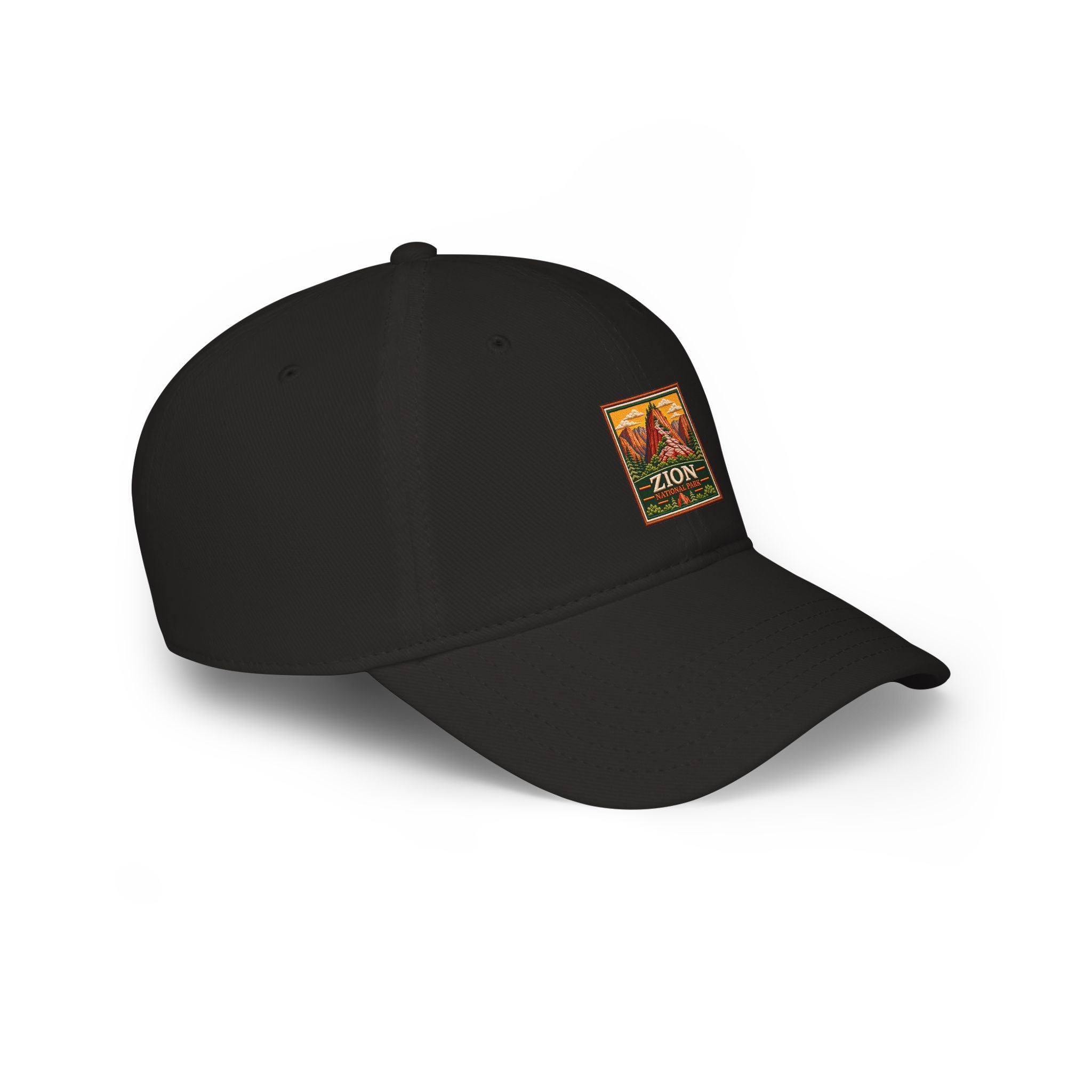 Angels Landing Zion National Park Vintage Graphic Cap square logo