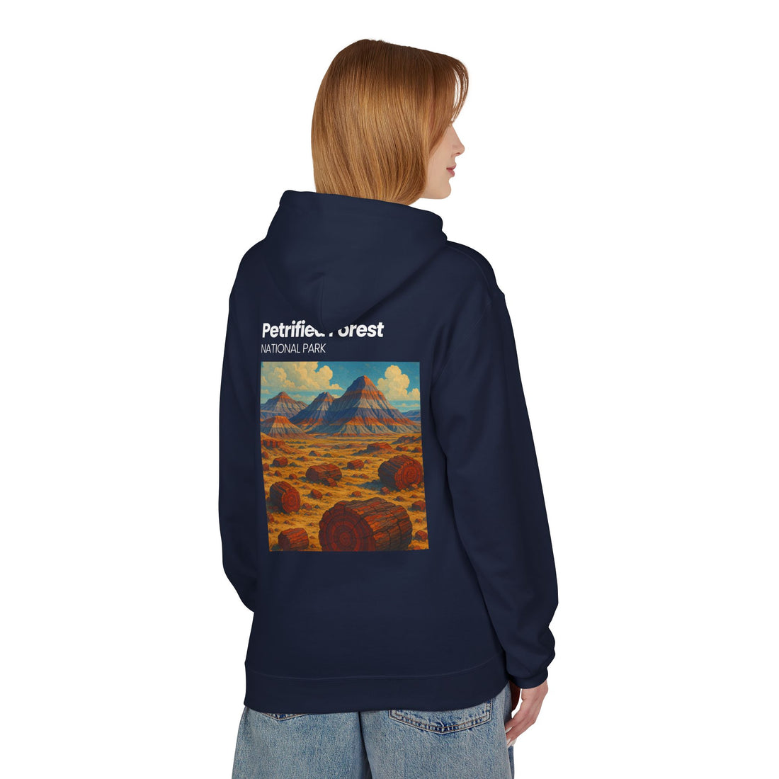Petrified Forest National Park Hoodie | Vintage Desert Landscape