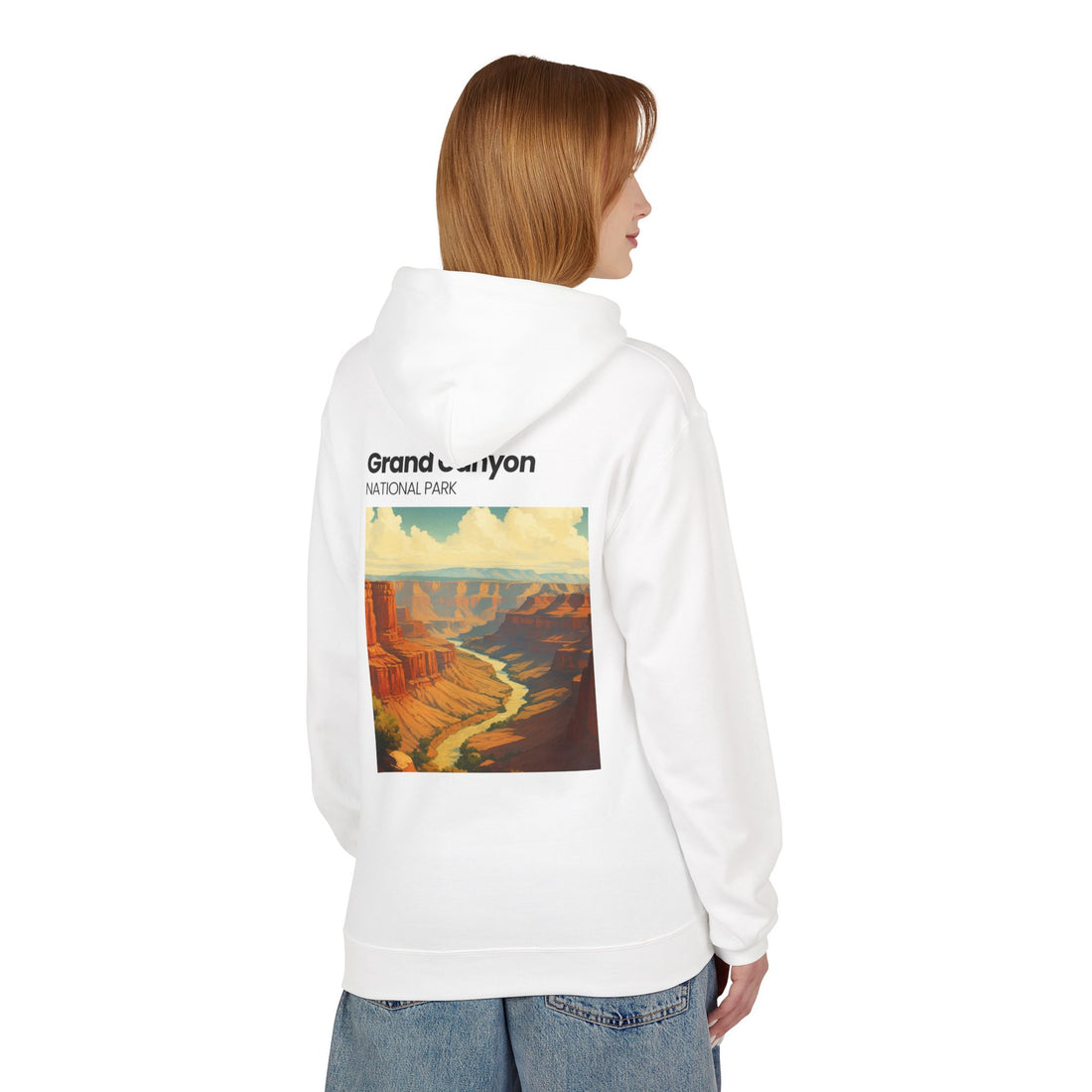 Grand Canyon Vintage Poster Hoodie | National Park Canyon Art