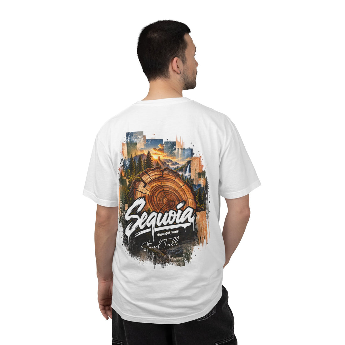 Sequoia National Park – Tree Rings Stand Tall Graphic T-Shirt