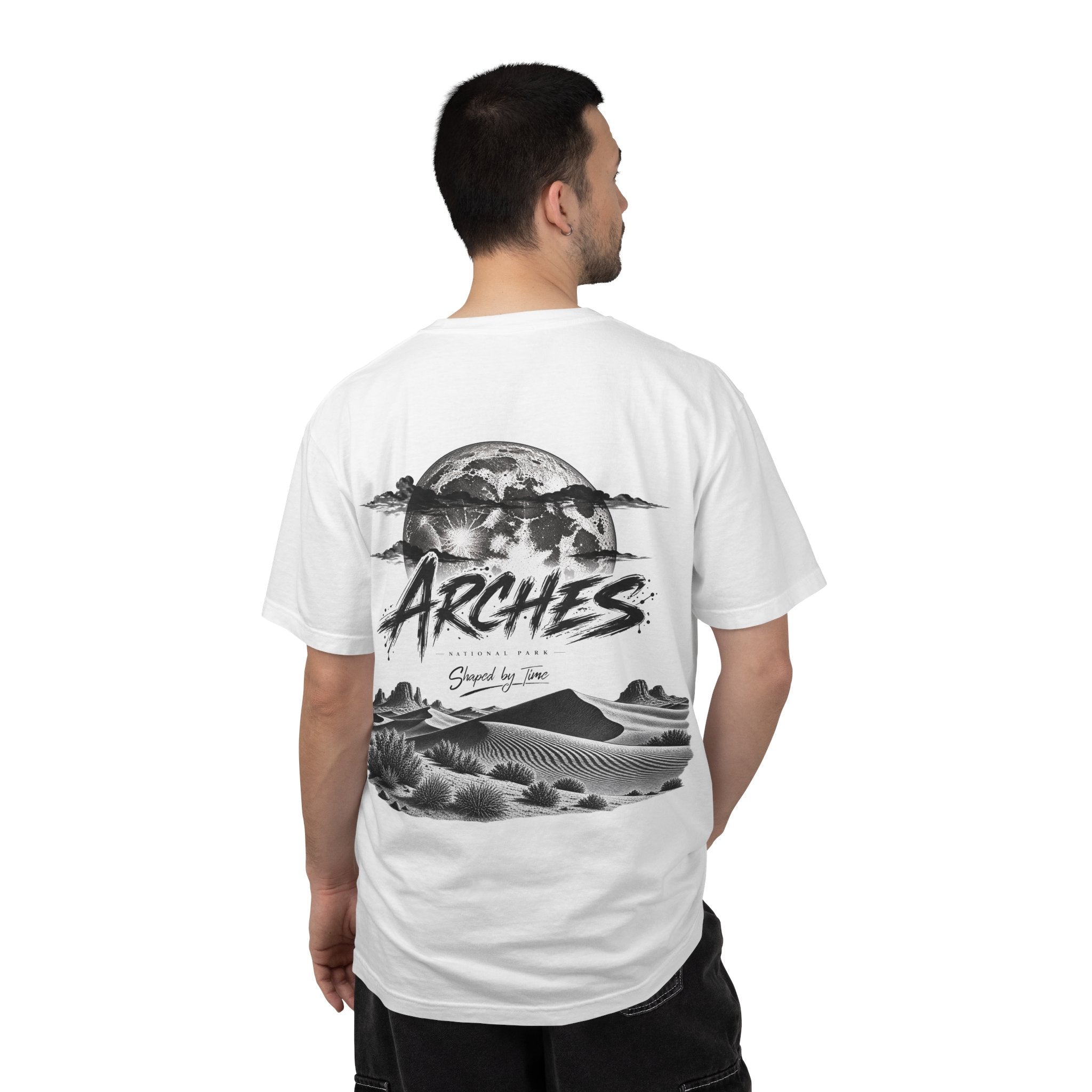 Arches National Park Desert Moon Graphic T-Shirt