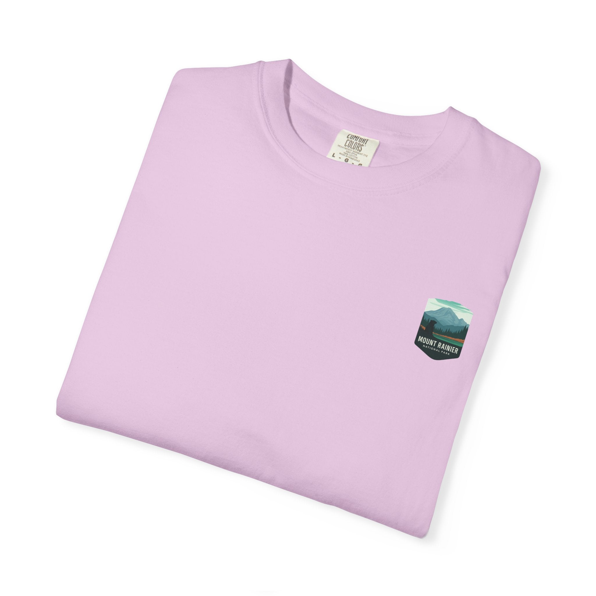 Mount Rainier National Park Poster T-Shirt | Vintage Landscape Graphic