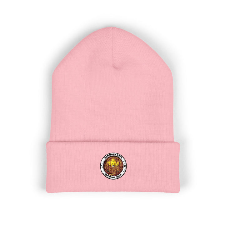 Embroidered Amber Sunstone Patch Beanie | Cuffed Beanie