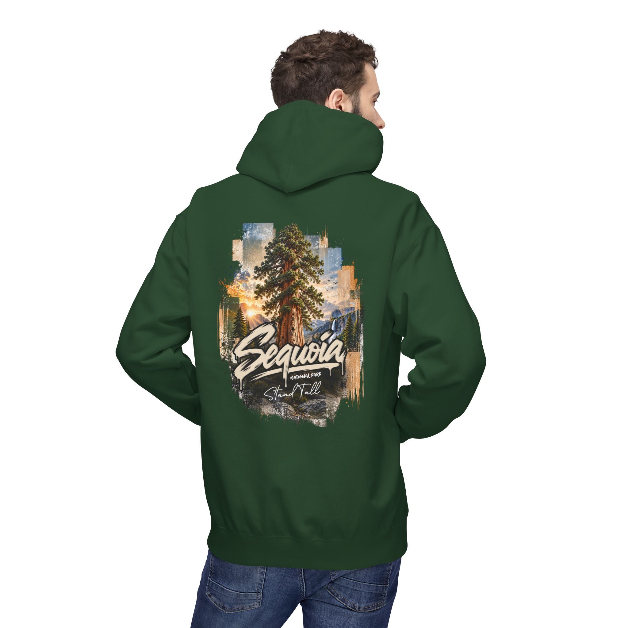 Sequoia National Park – Giant Sequoia Stand Tall Graphic Hoodie