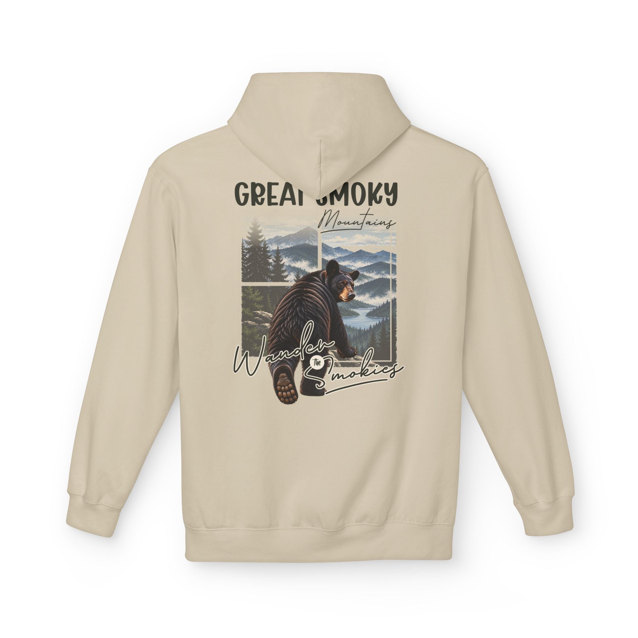 Great Smoky Mountains Black Bear Graphic  hoodie