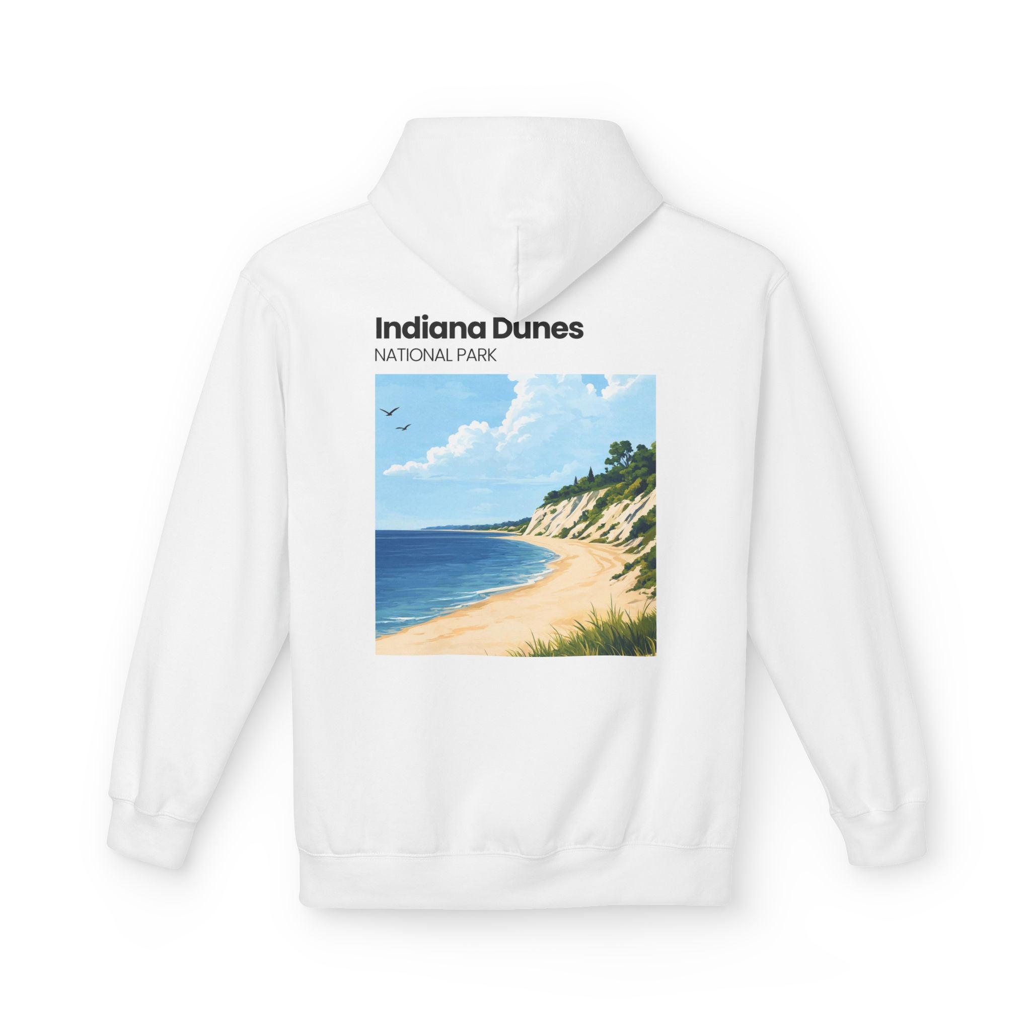 Indiana Dunes National Park Beach Hoodie | Vintage Travel Scenic Sweatshirt