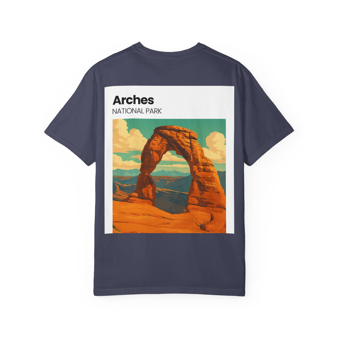 Hugging Dog Illustration T-Shirt | Small Chest Art