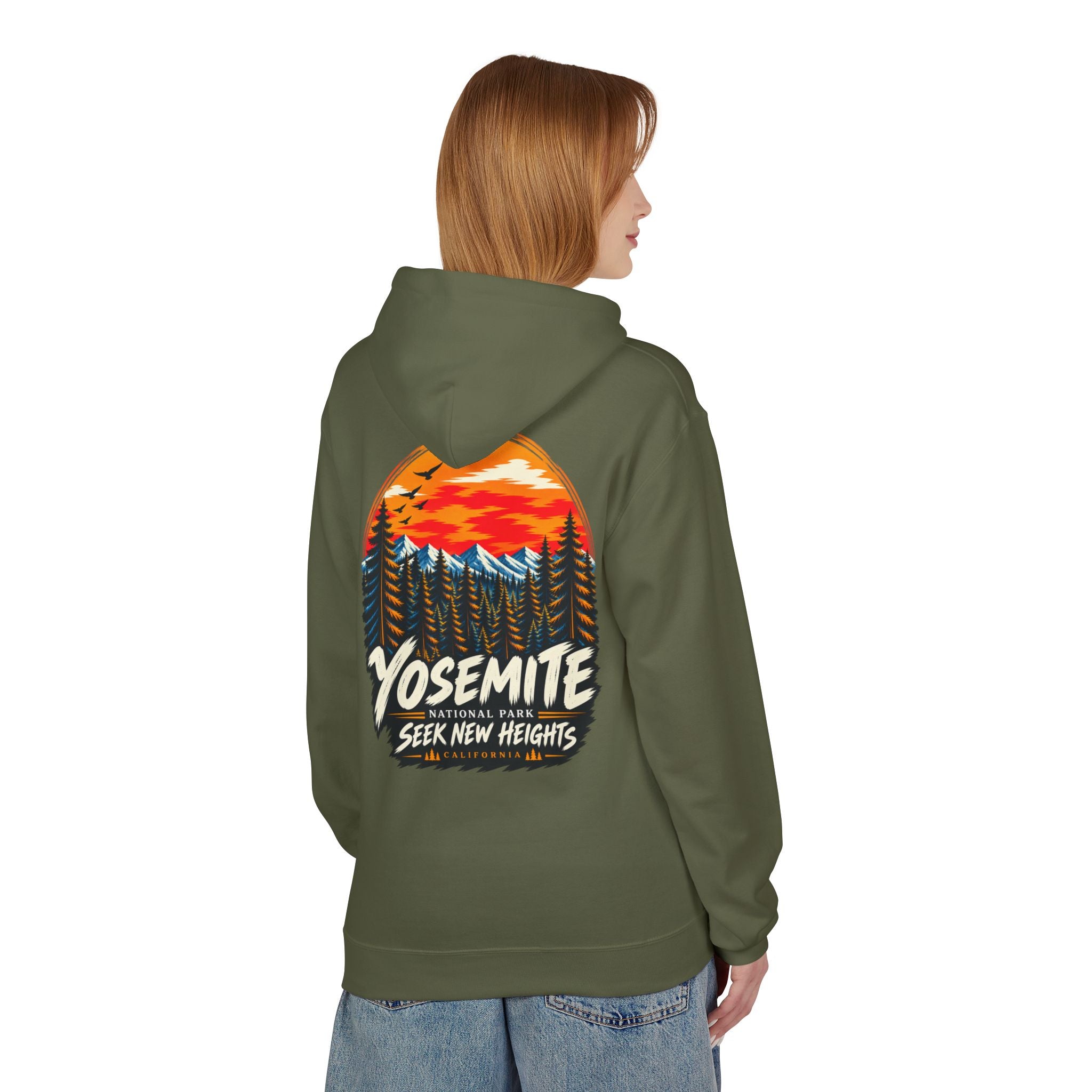 Yosemite National Park Pine Forest – Seek New Heights Hoodie