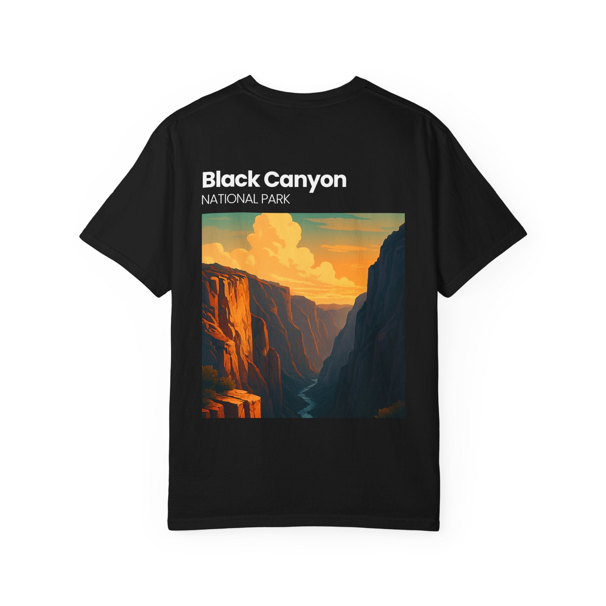 Black Canyon National Park landscape T-Shirt | Canyon Sunset Vista design