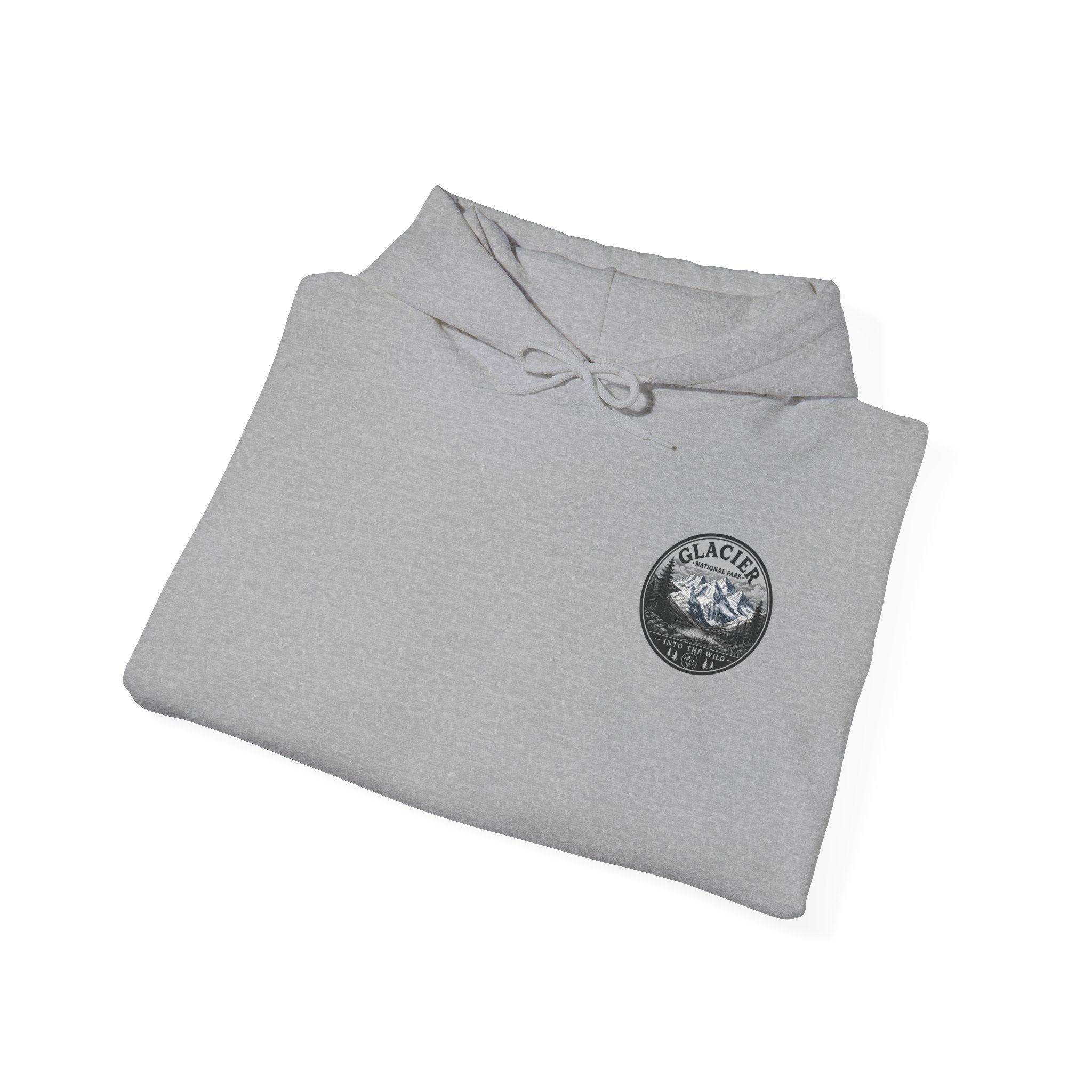 Glacier National Park Snowy Peaks Hoodie1