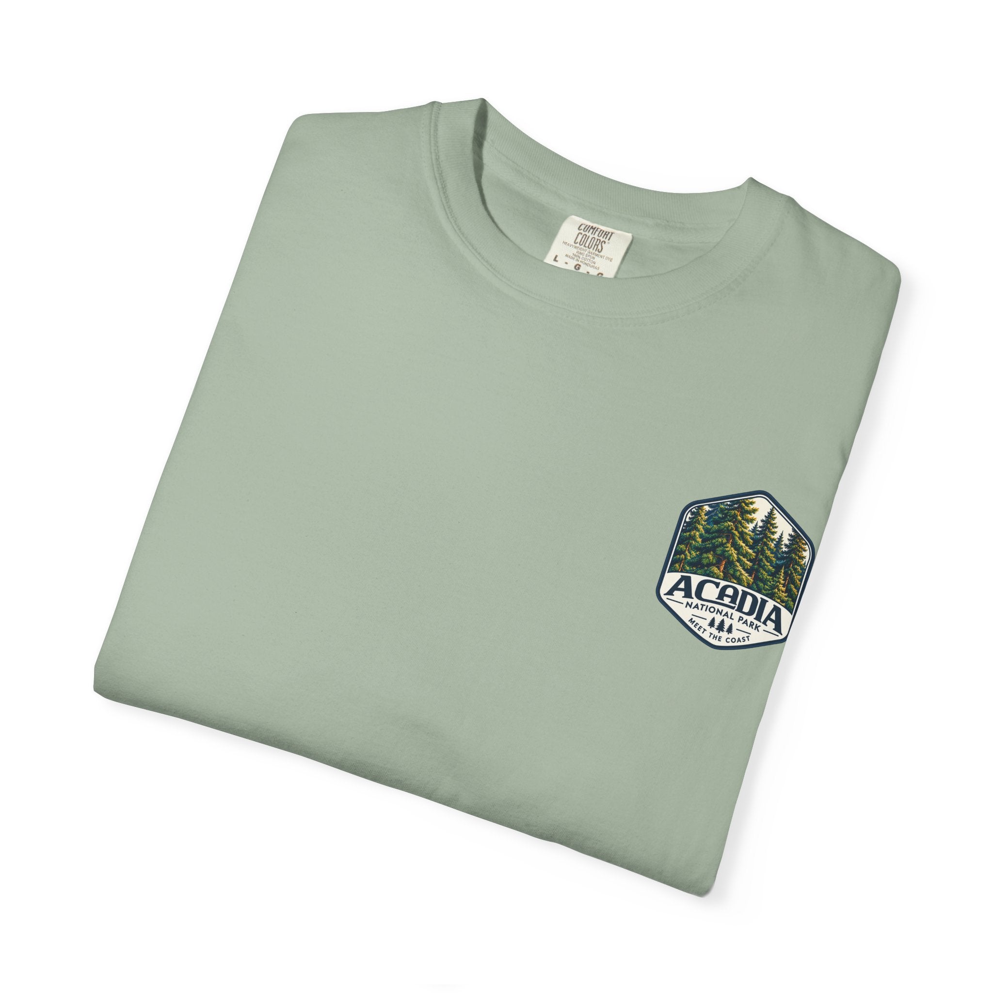 Acadia National Park Pine Trees Graphic T-Shirt
