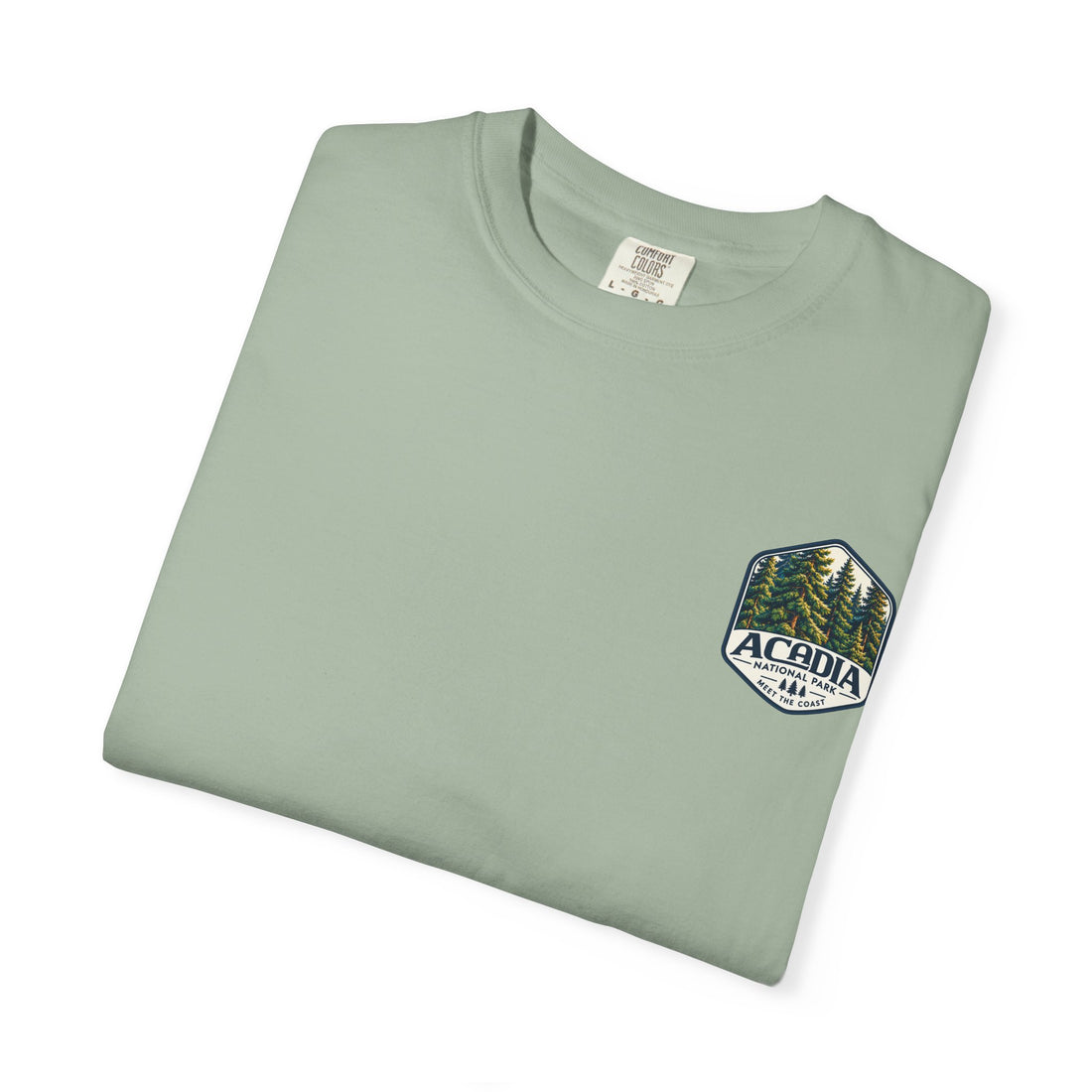 Acadia National Park Pine Trees Graphic T-Shirt