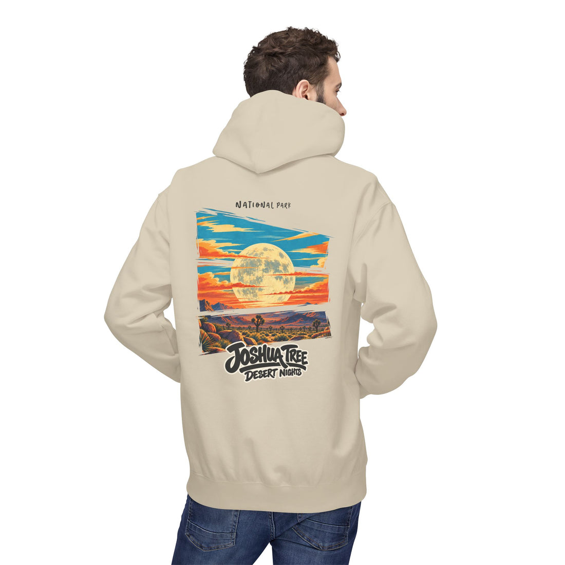 Joshua Tree National Park – Moon Graphic Hoodie