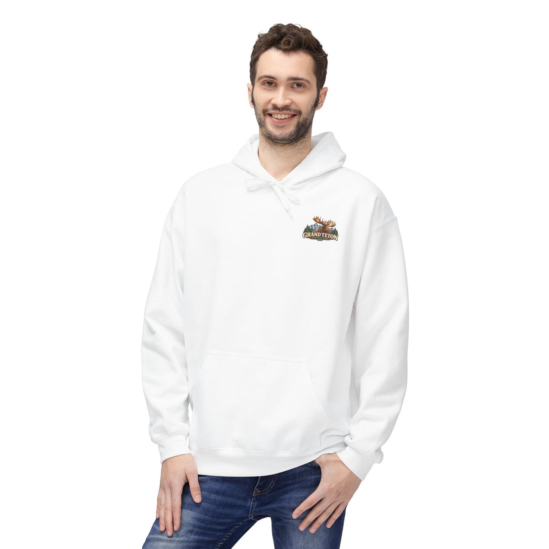 Grand Teton National Park Moose Graphic hoodie