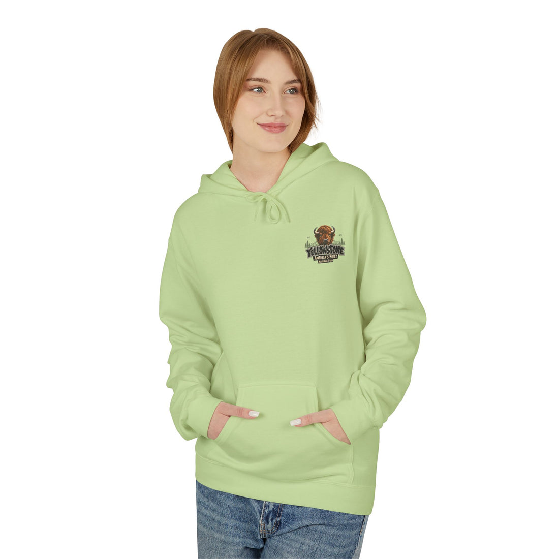 Yellowstone Bison – Where the Wild Still Roams Hoodie