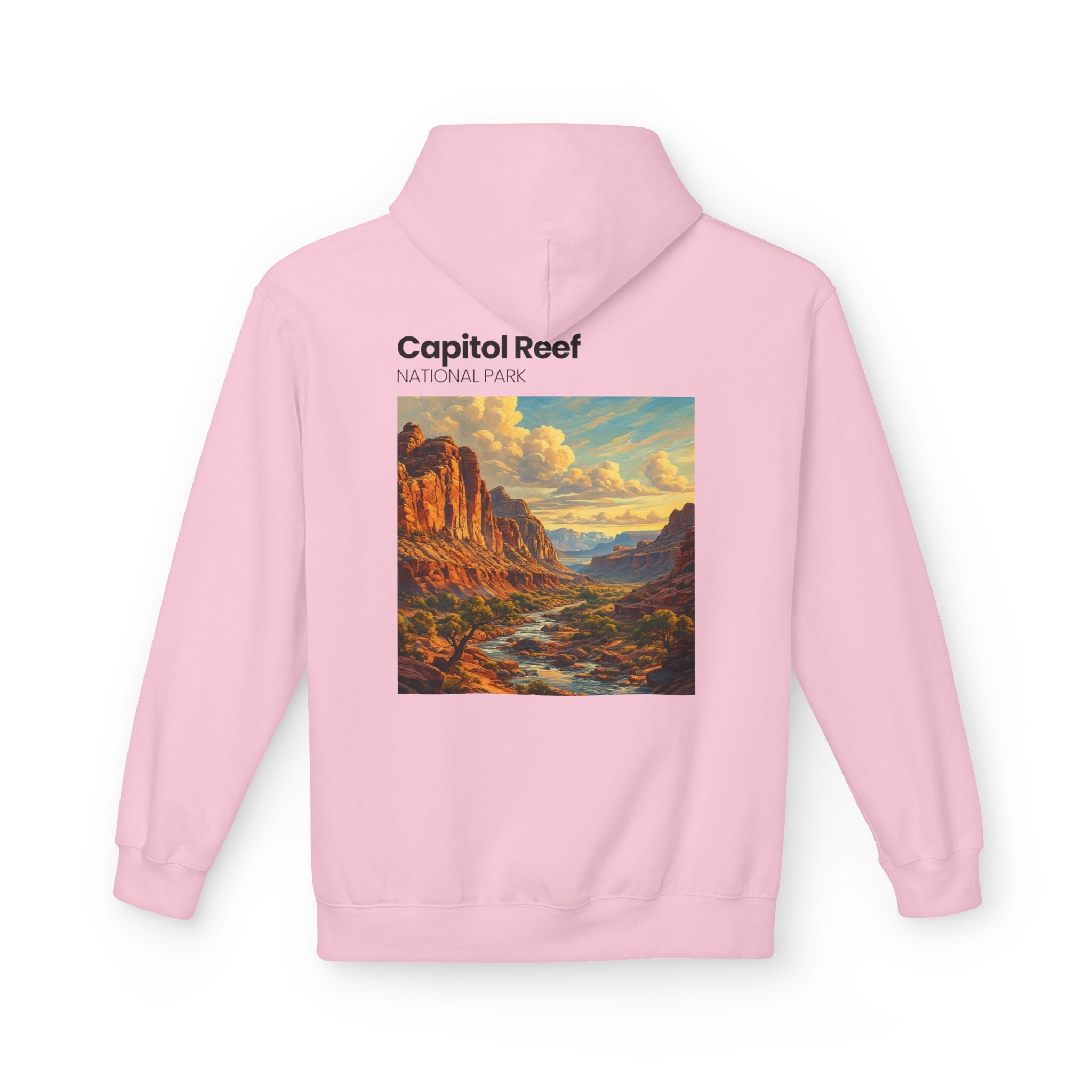 Capitol Reef National Park landscape Hoodie | Utah canyon scenic pullover