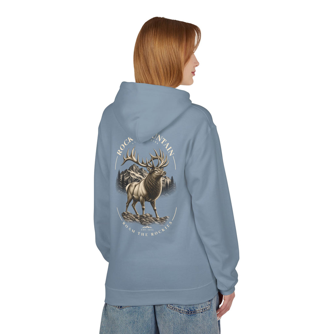 Rocky Mountain National Park Elk Graphic Hoodie
