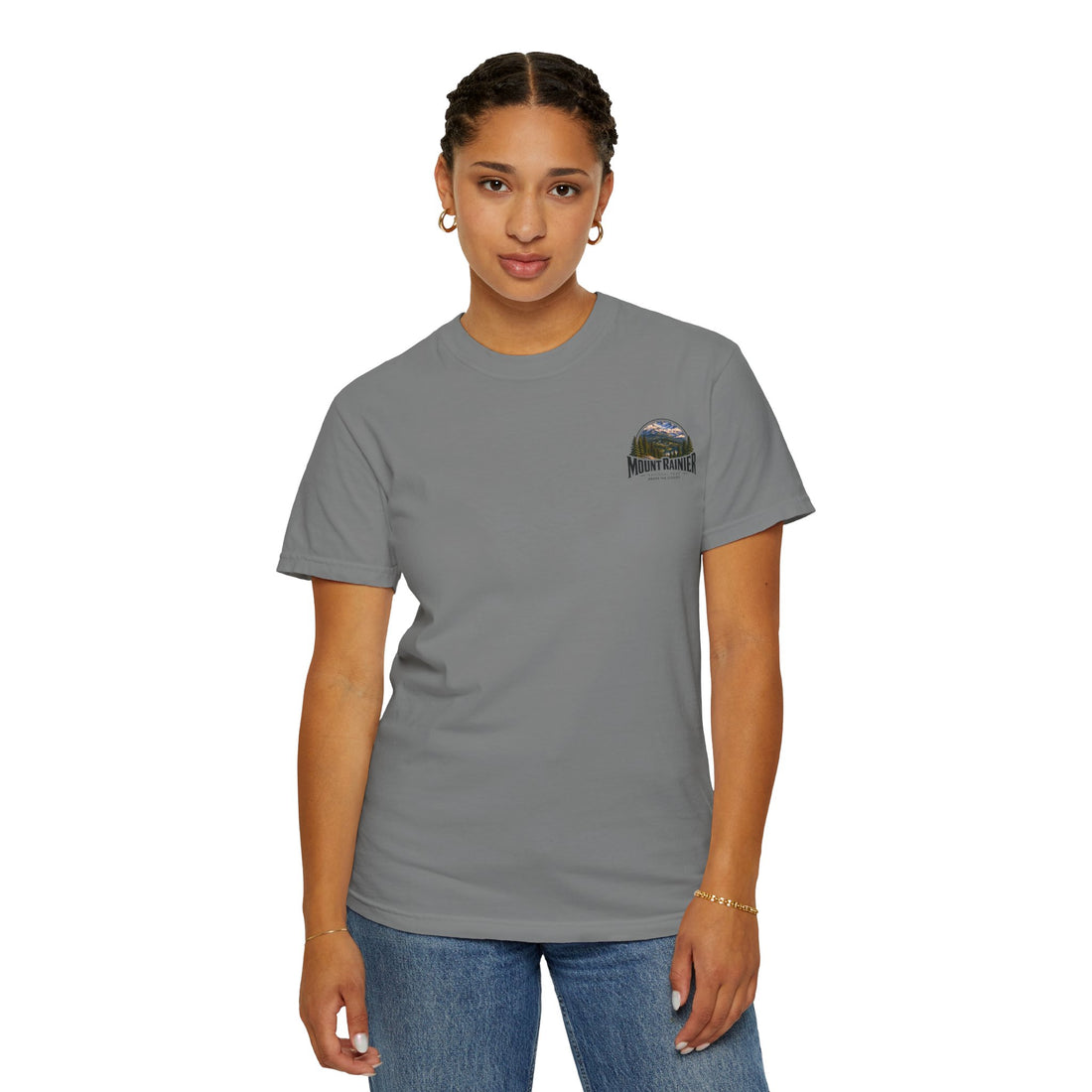 Mount Rainier National Park – Alpine Scene Graphic T-Shirt