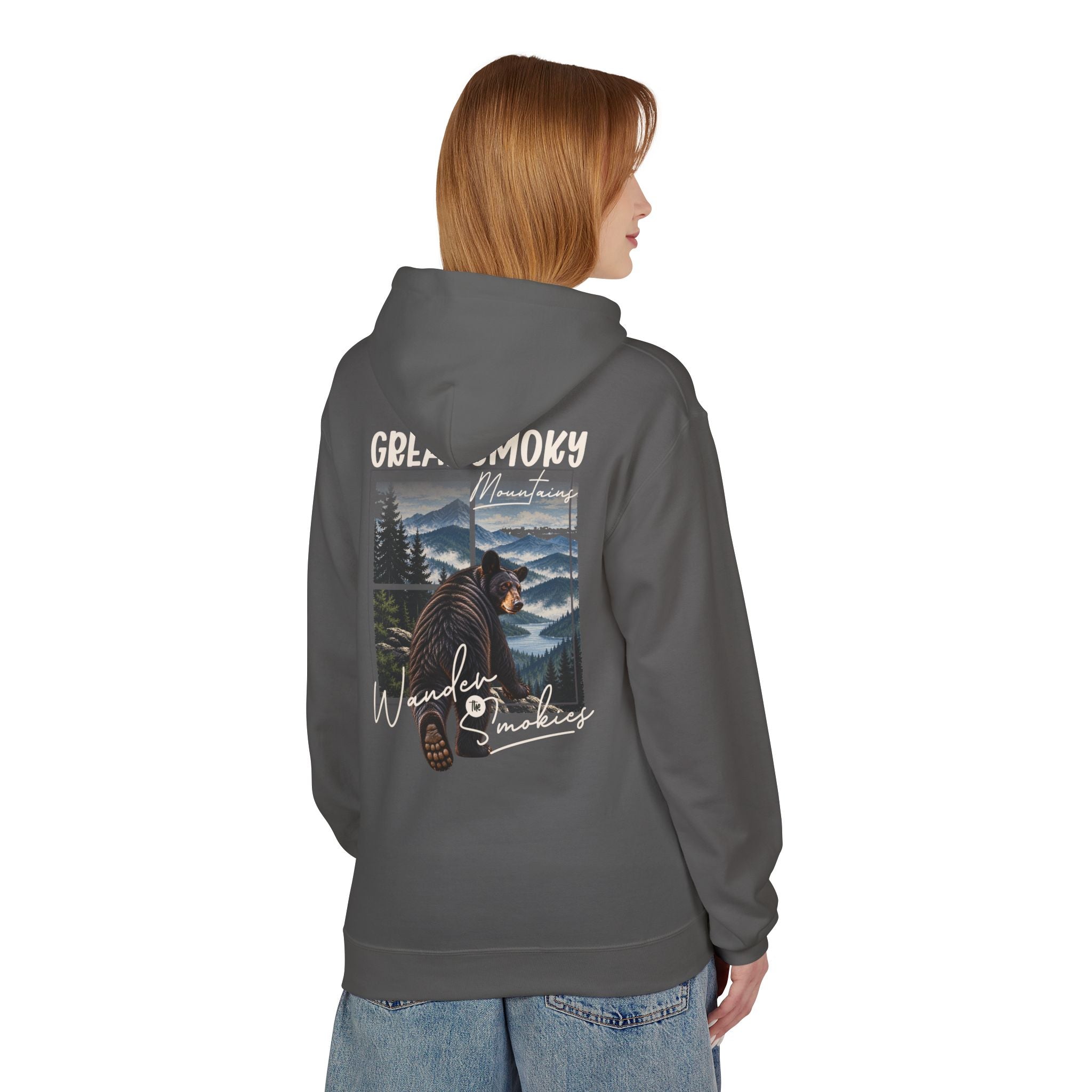 Great Smoky Mountains Black Bear Graphic  hoodie