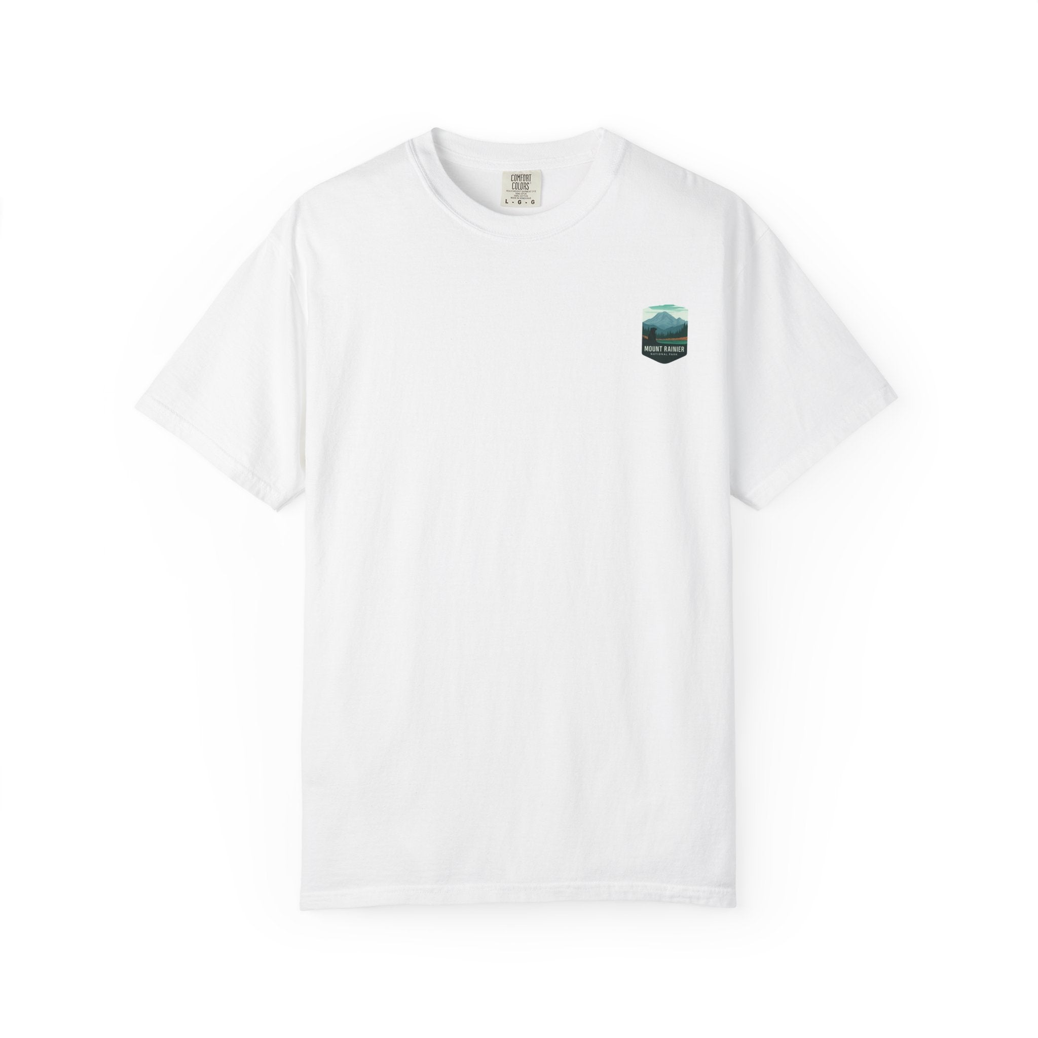 Mount Rainier National Park Poster T-Shirt | Vintage Landscape Graphic
