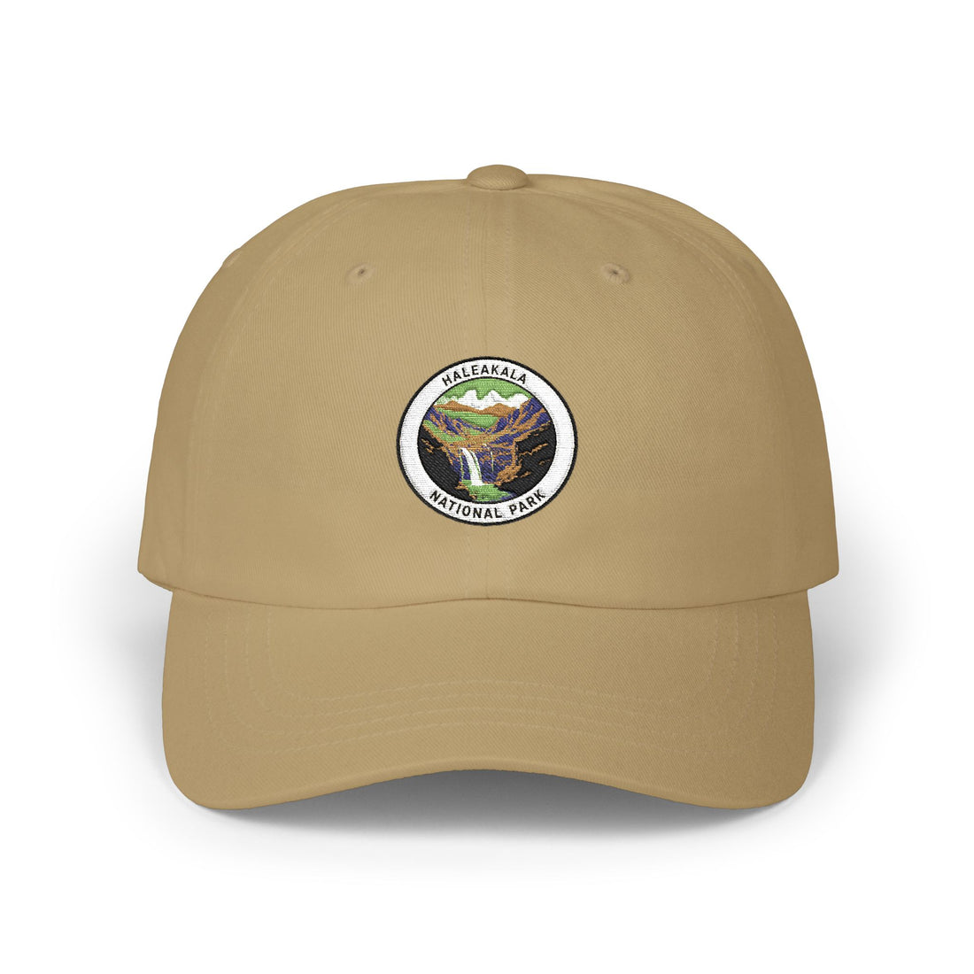 Waterfall Trail Badge Classic Dad Cap | Nature Hiking Outdoors Cap