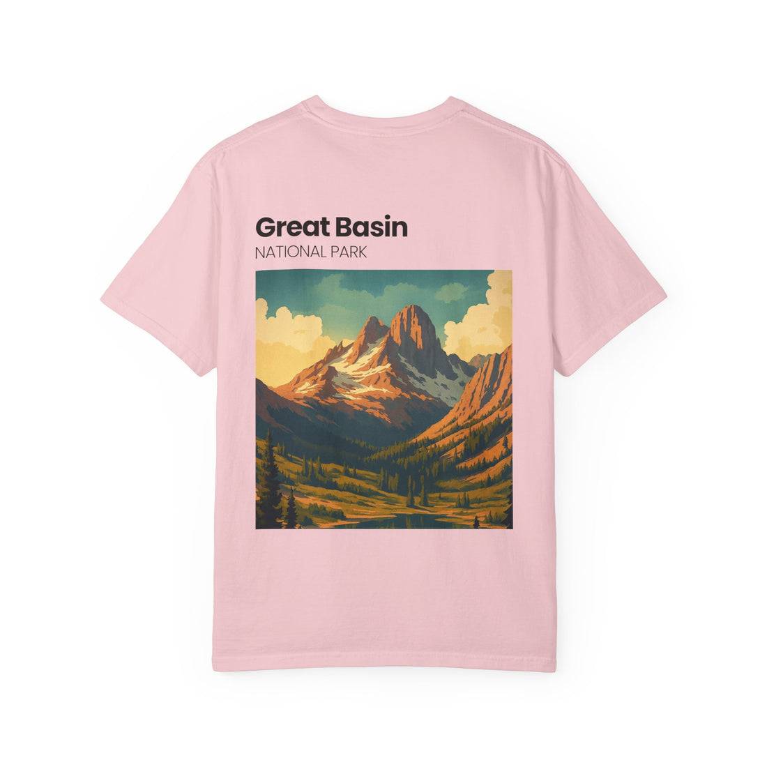Great Basin National Park Landscape T-Shirt | Mountain Vintage Poster Tee
