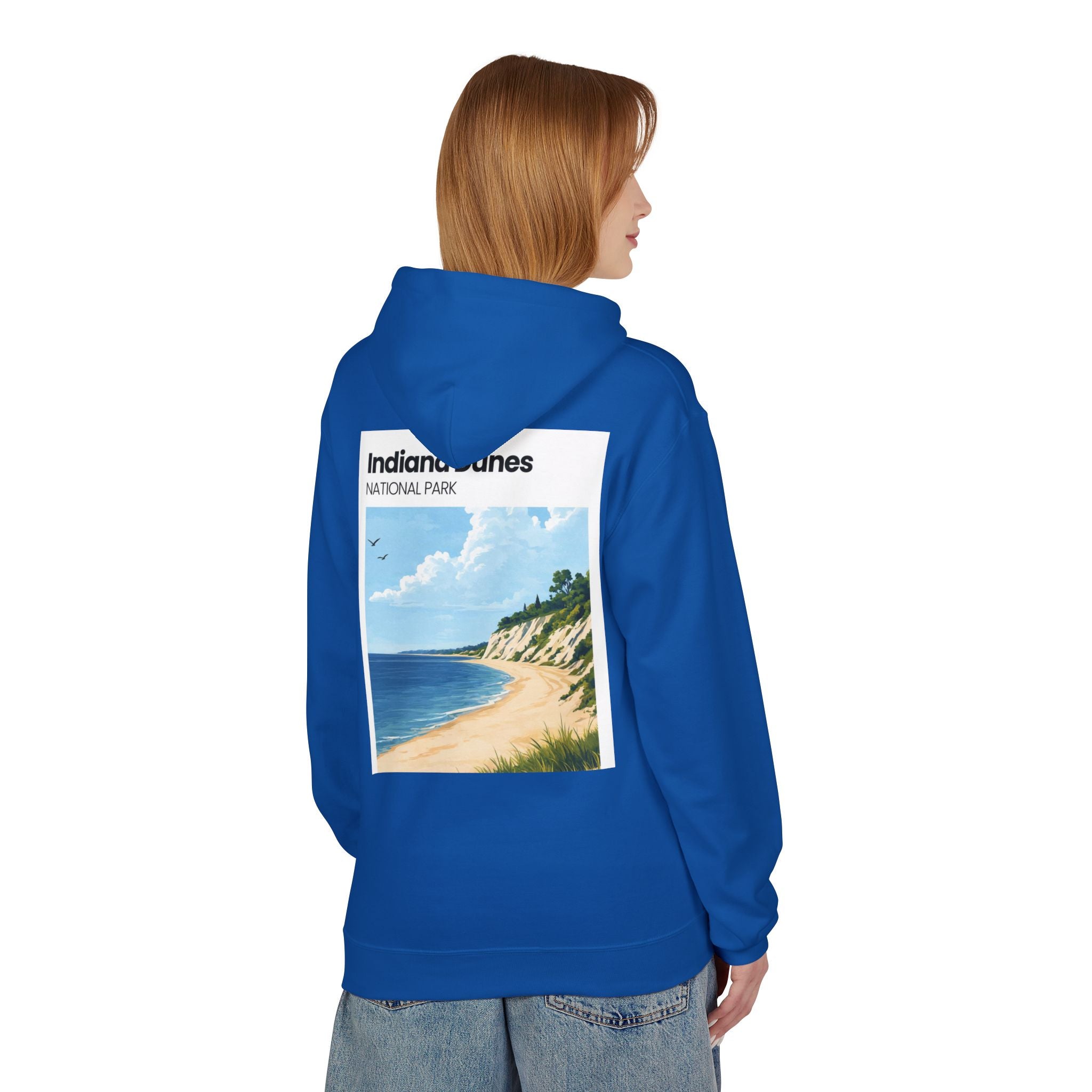 Indiana Dunes National Park Beach Hoodie | Vintage Travel Scenic Sweatshirt
