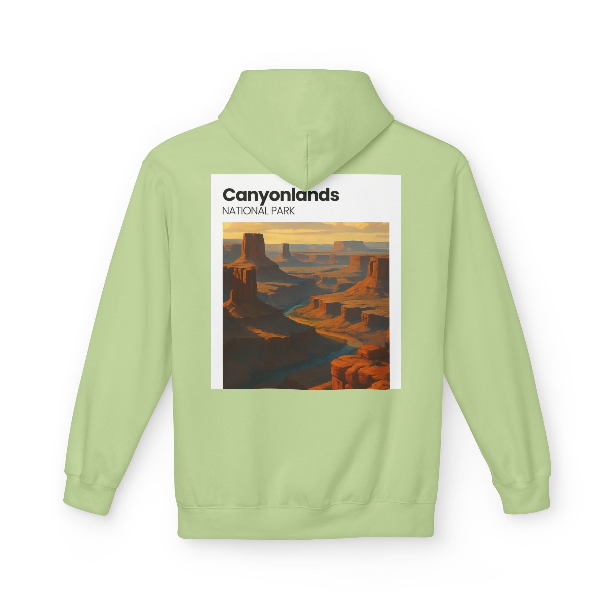 Canyonlands National Park landscape Hoodie | Retro desert canyon art