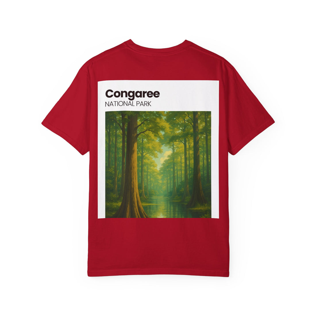 Congaree National Park forest scene T-shirt | swamp cypress nature tee