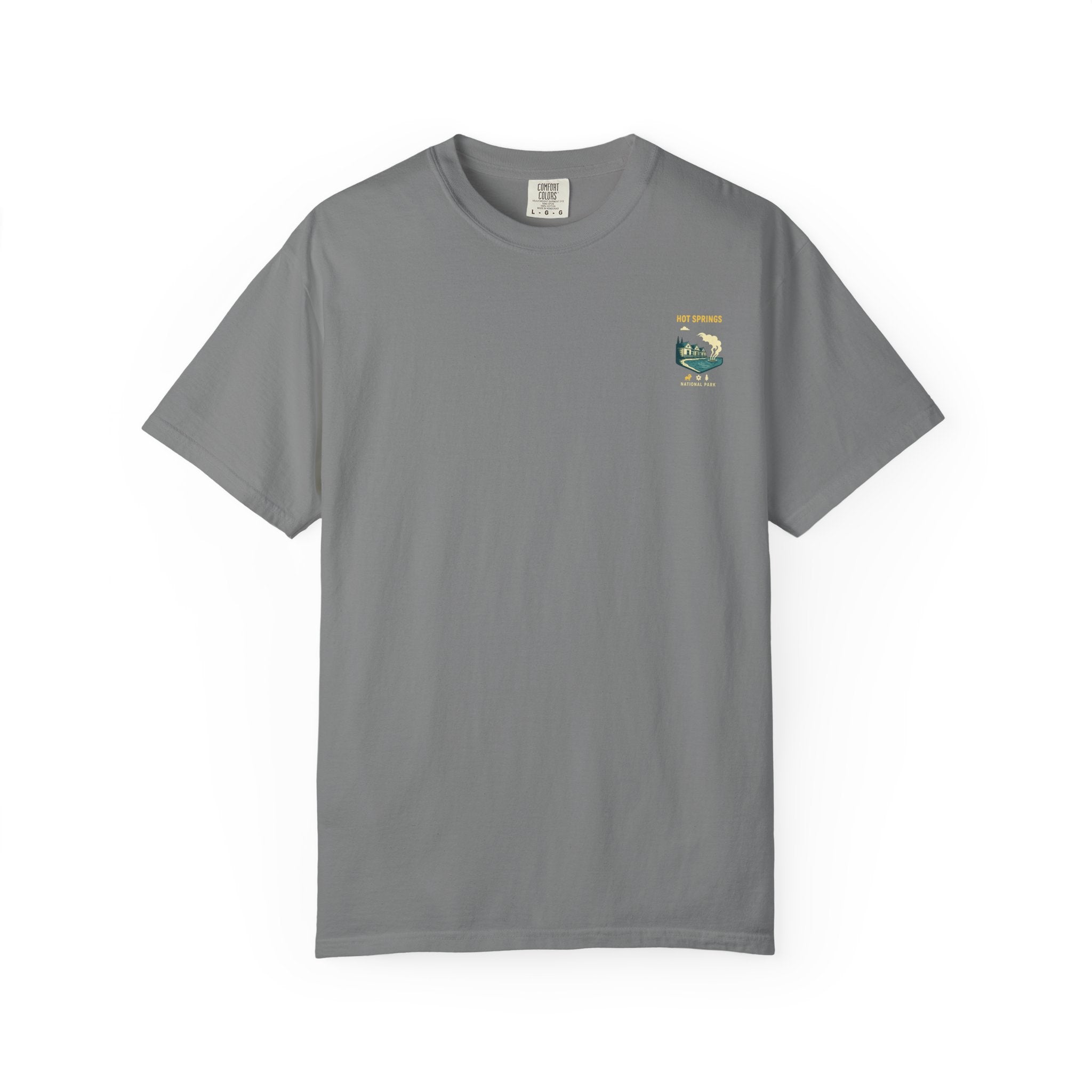 Hot Springs National Park graphic T-shirt | Scenic Hot Spring Illustration