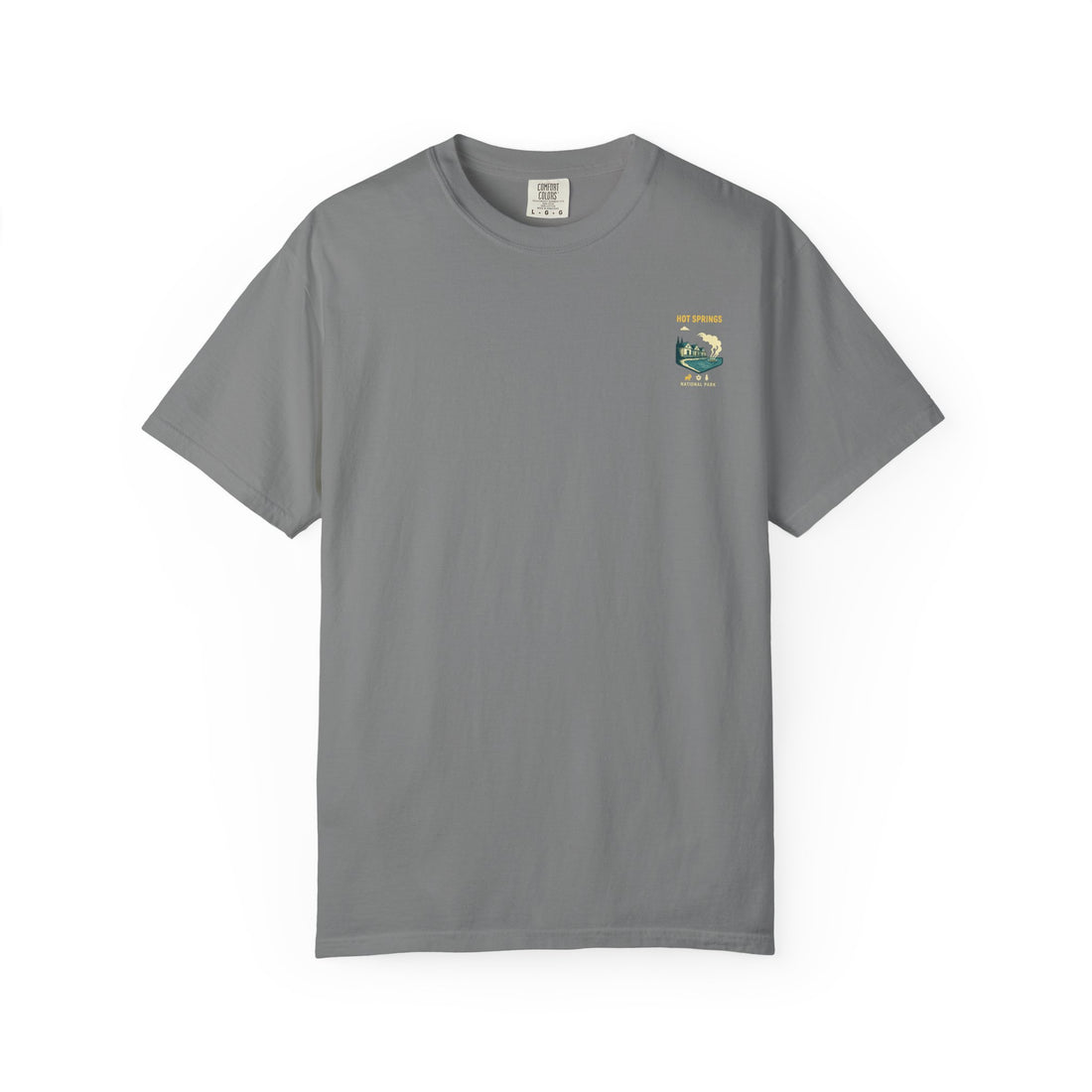 Hot Springs National Park graphic T-shirt | Scenic Hot Spring Illustration